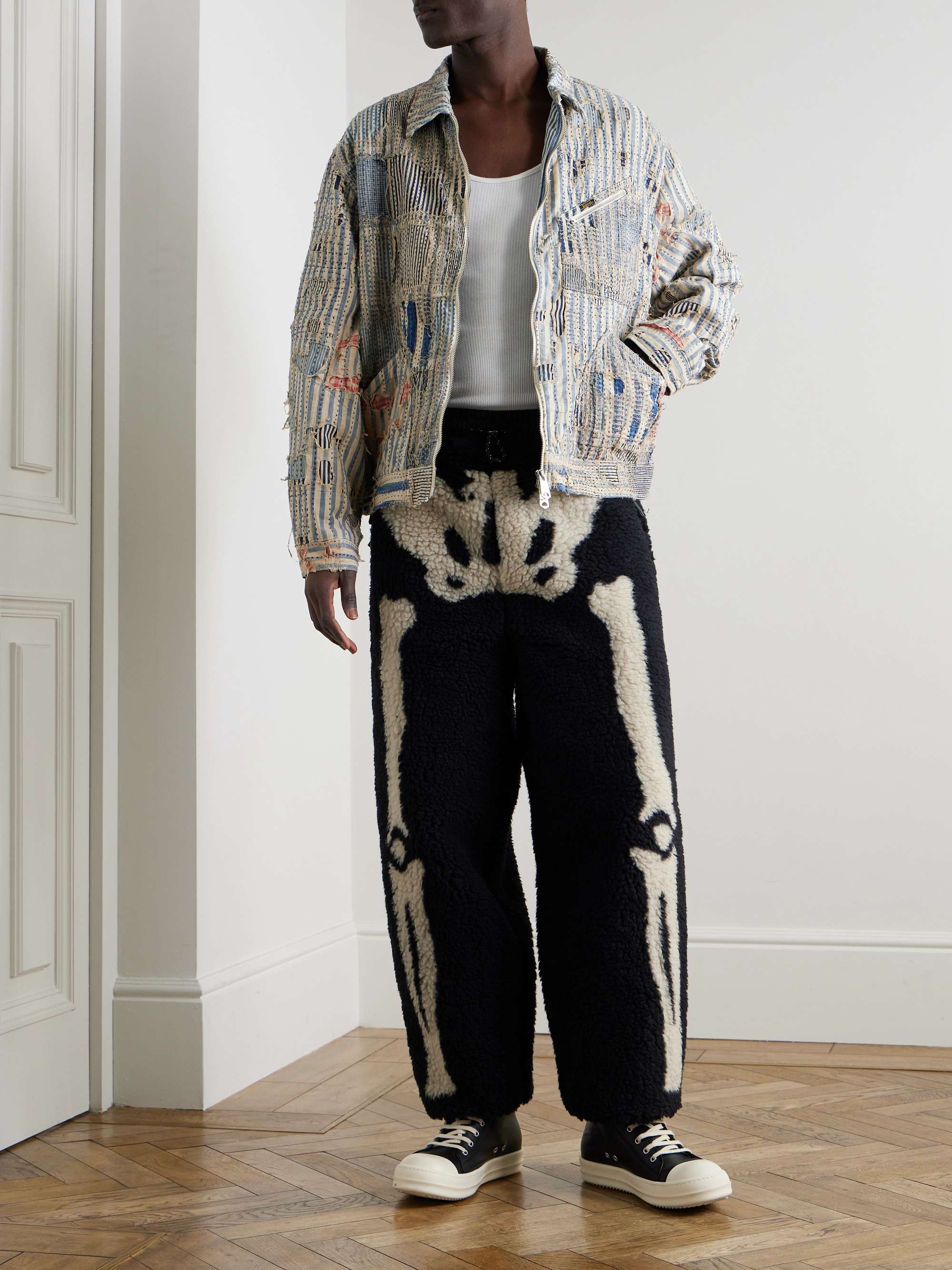 Fleece-Jacquard Sweatpants view