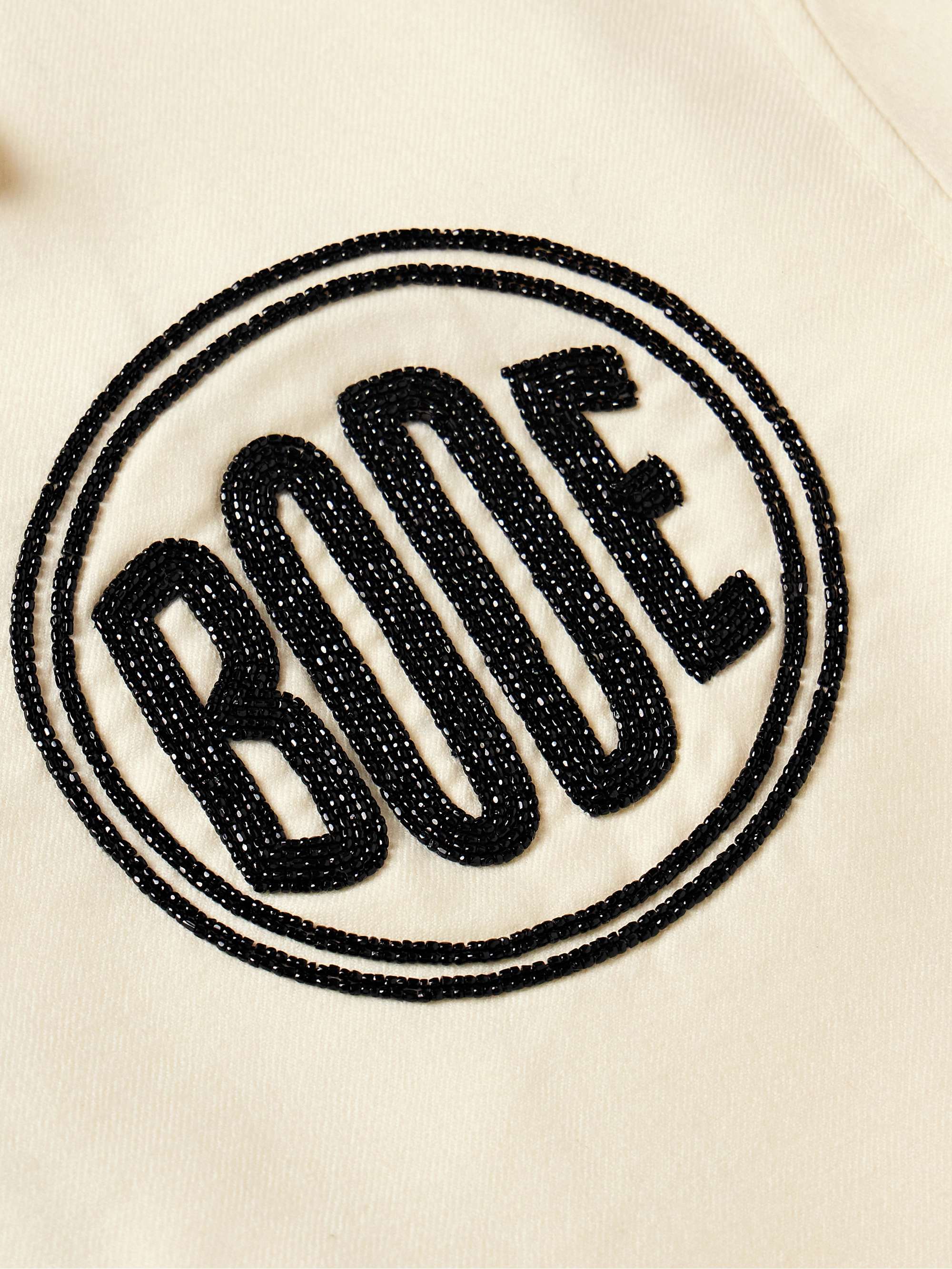 Player Bead-Embellished Felted Wool-Blend Twill Jacket view
