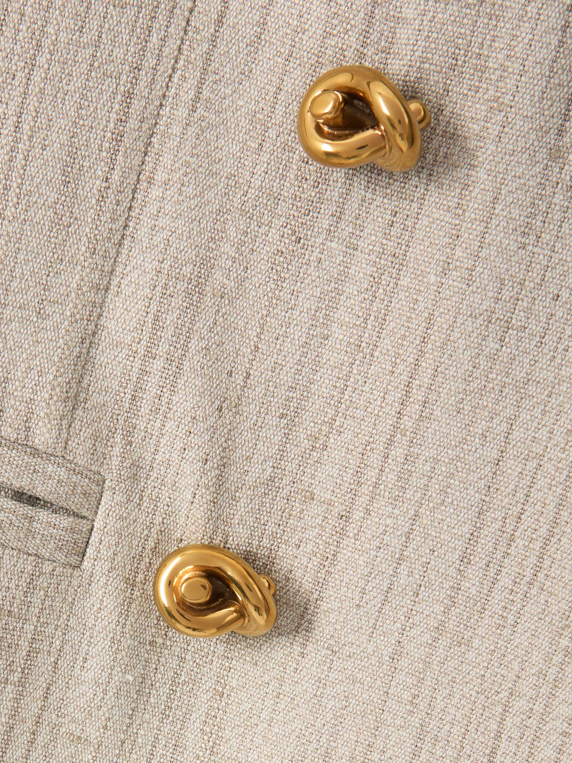 Embellished canvas jacket view