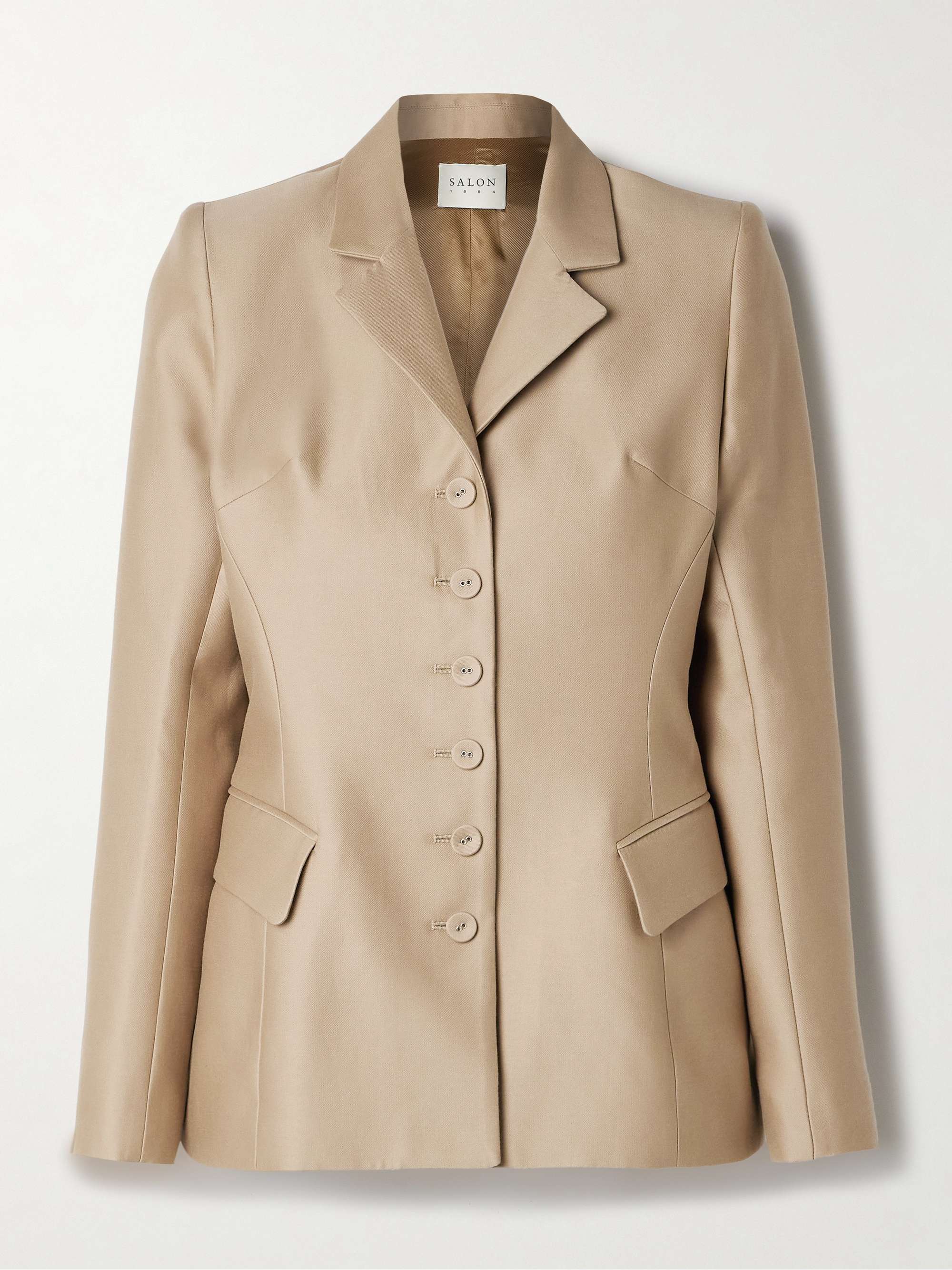 Moro cotton and silk-blend blazer view