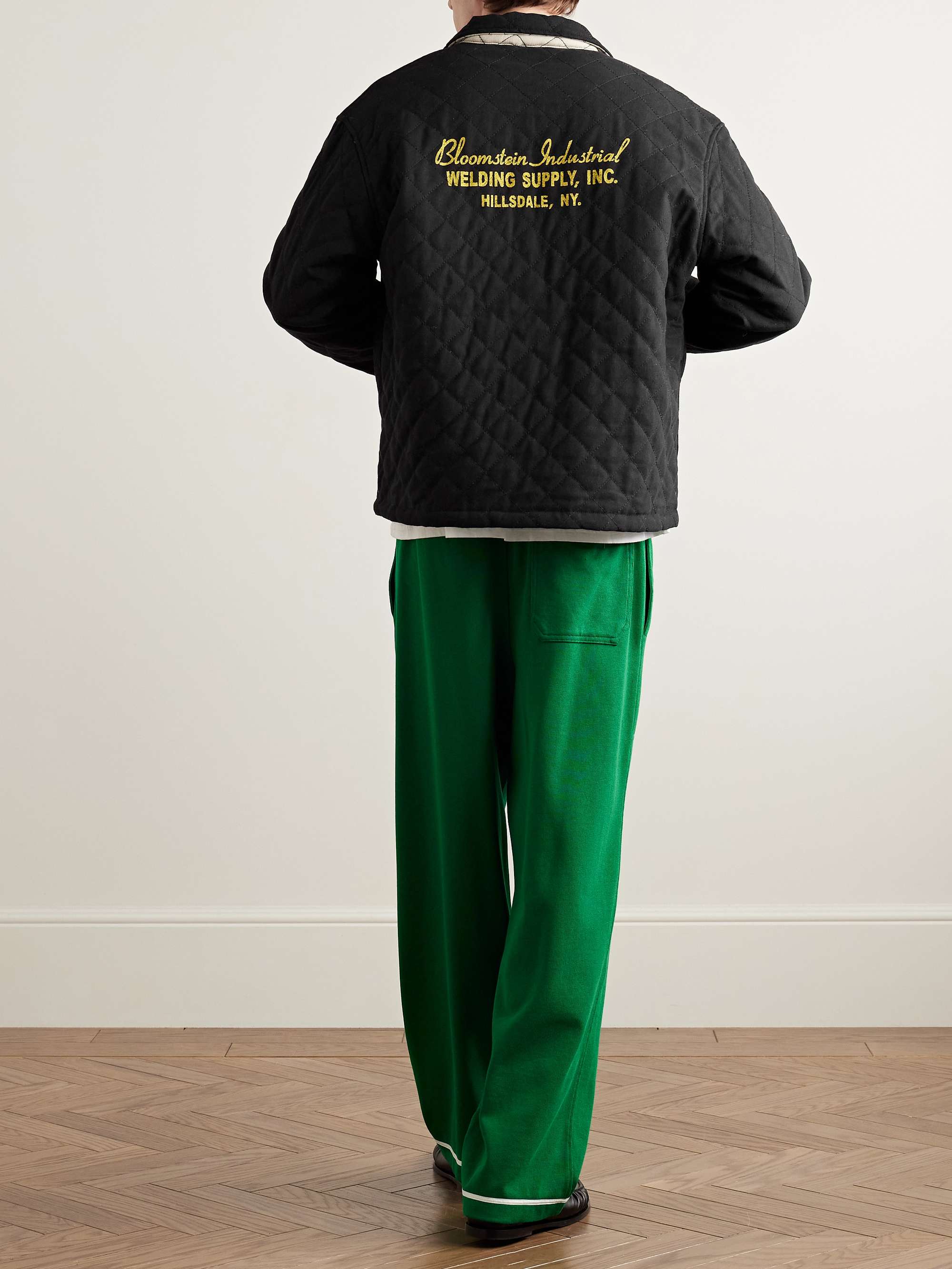Bloomstein Reversible Printed Quilted Cotton-Twill Jacket view