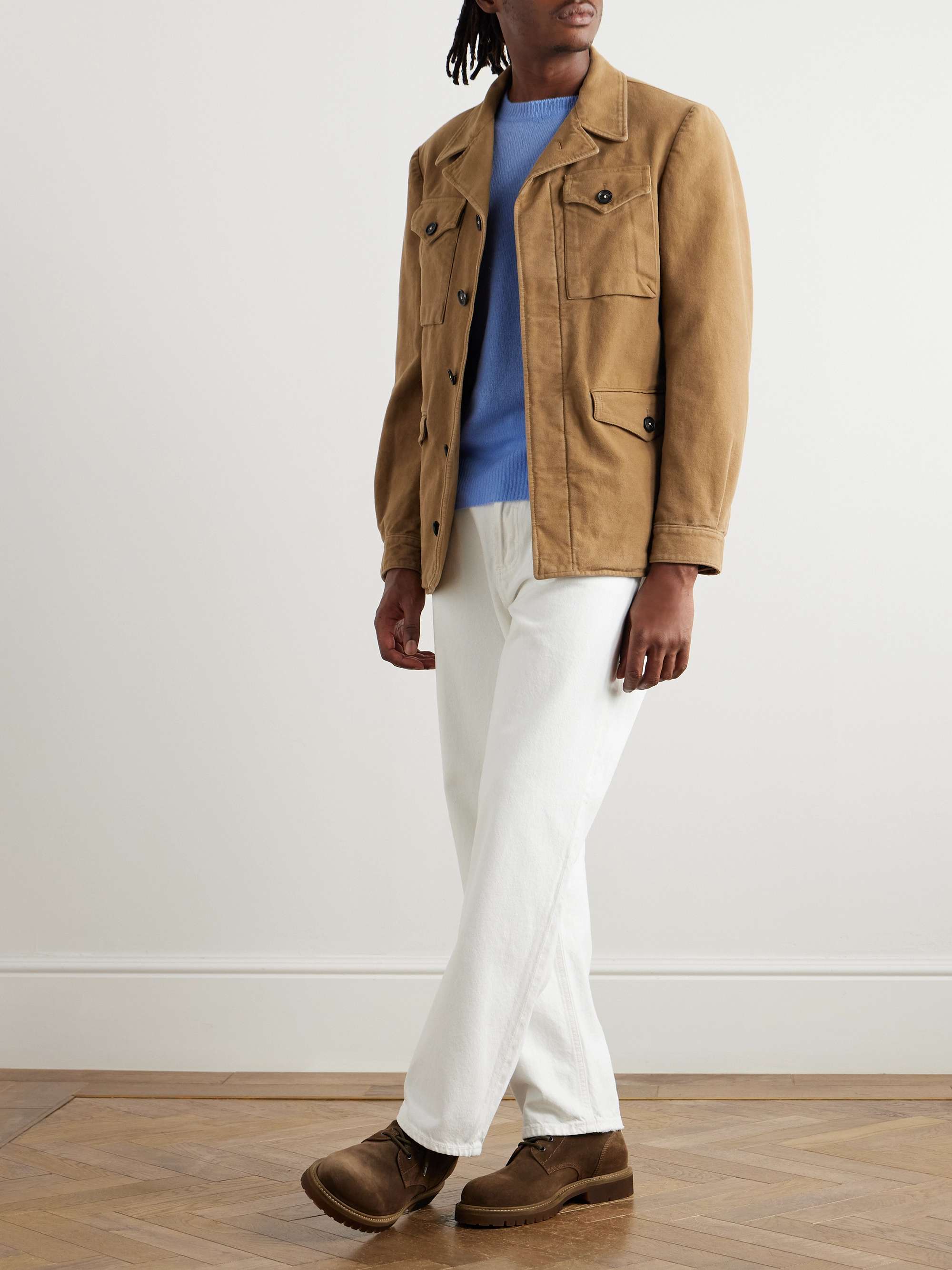 Cotton-Moleskin Overshirt view