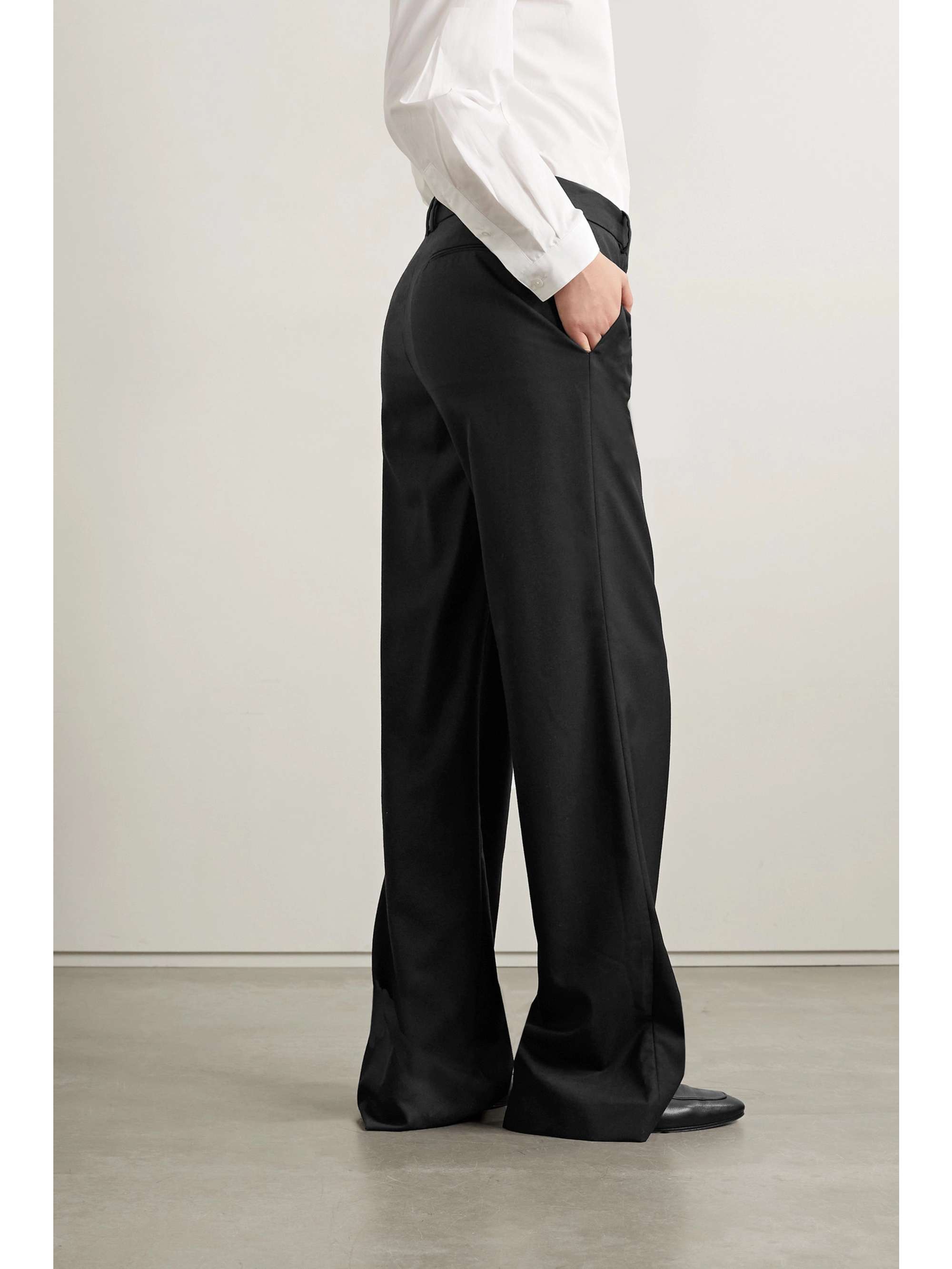 Bufus wool straight-leg pants view