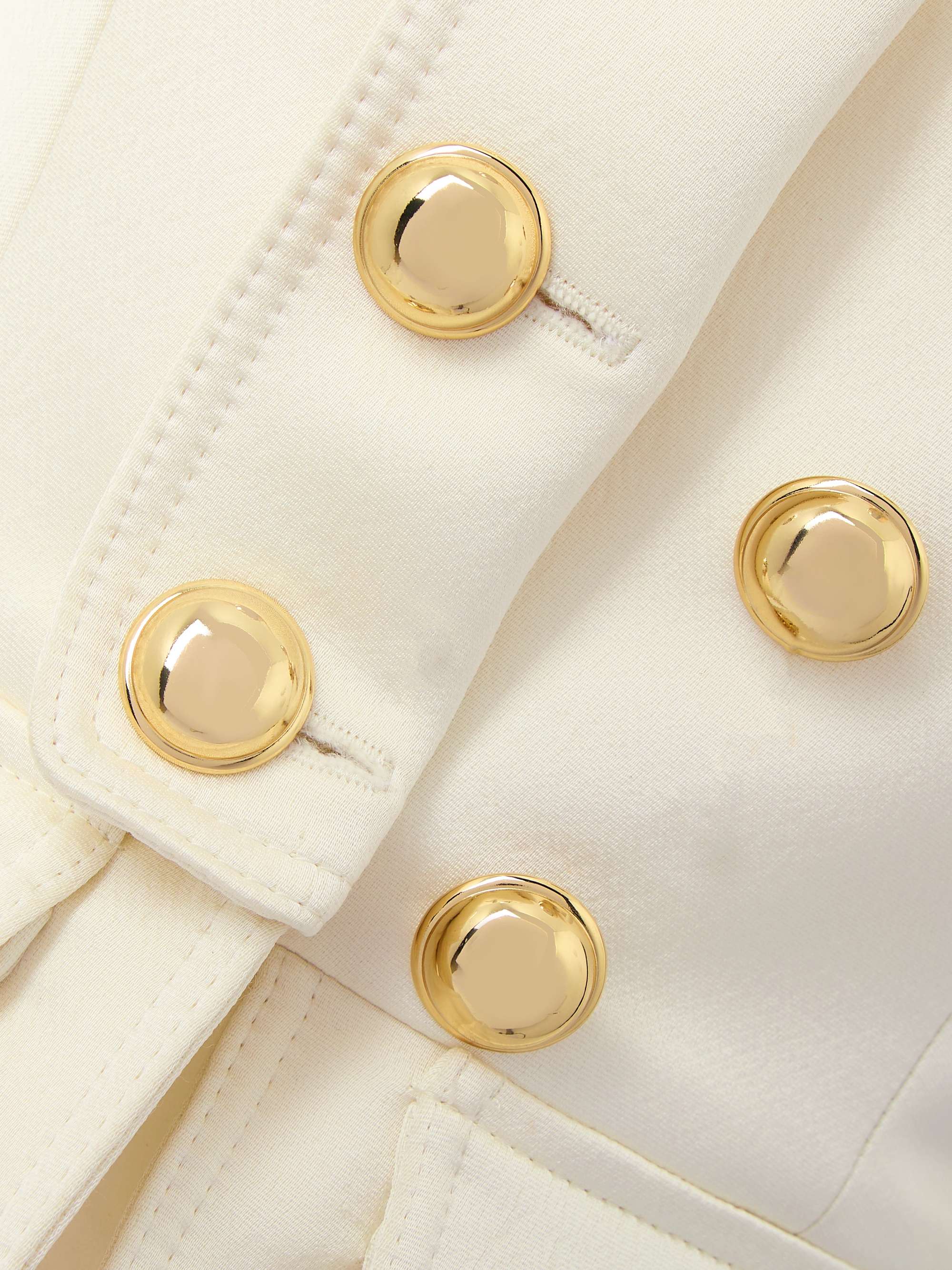 Cropped wool-blend faille jacket view