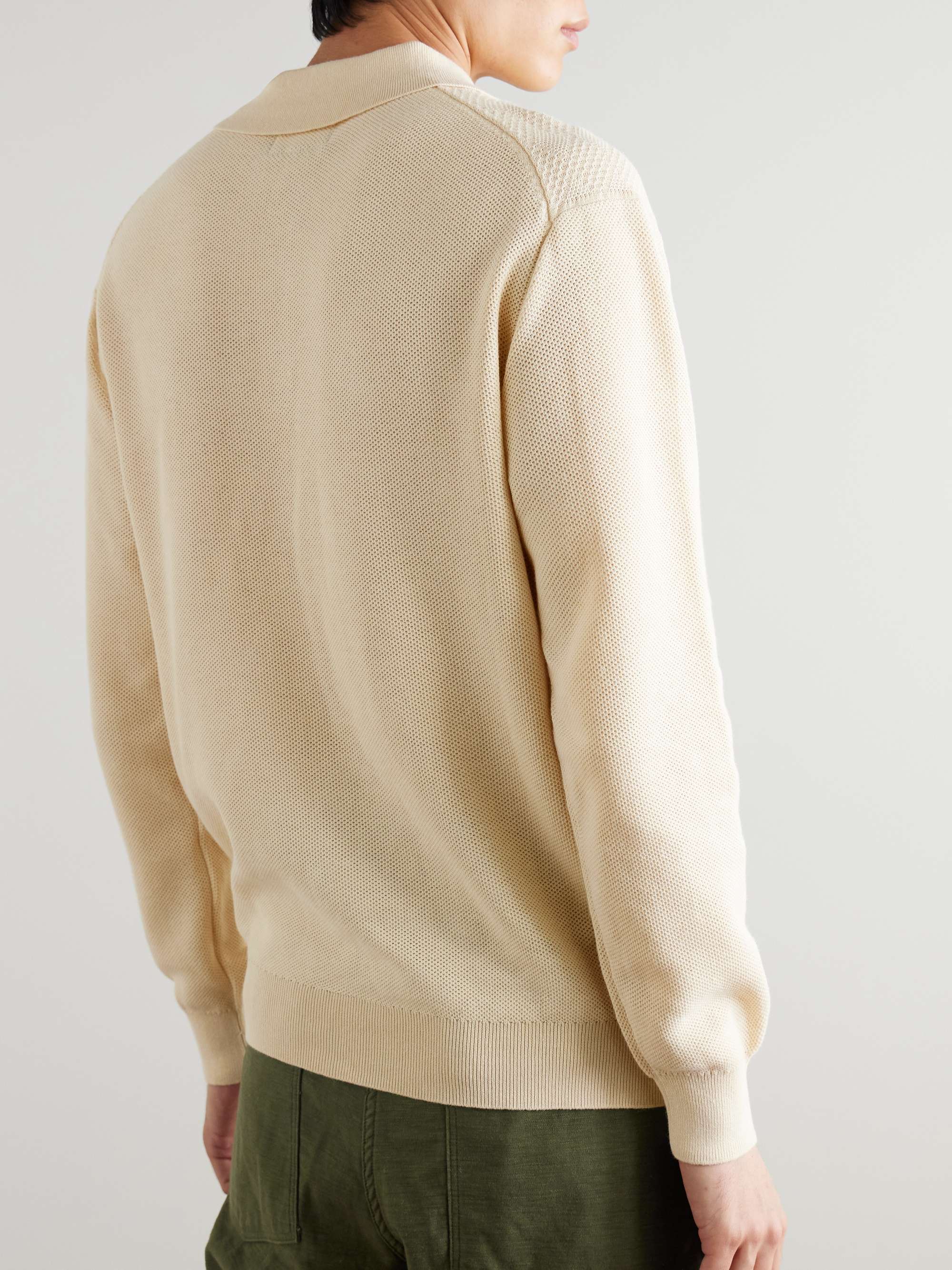 Ramie and Cotton-Blend Polo Shirt view