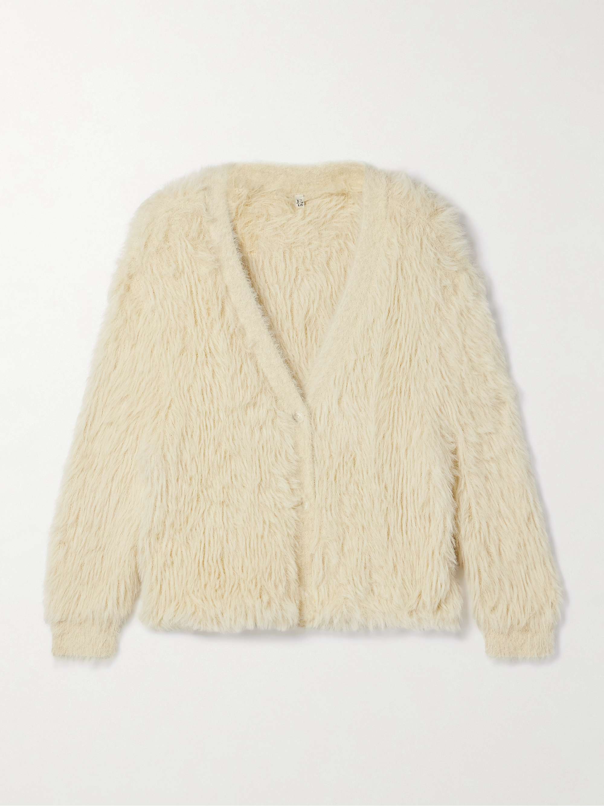 Balloon faux fur cardigan view