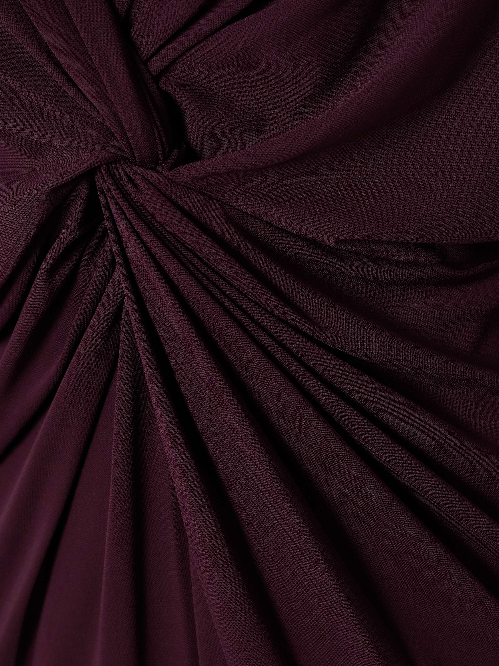 Mathilde knotted stretch-crepe midi dress view