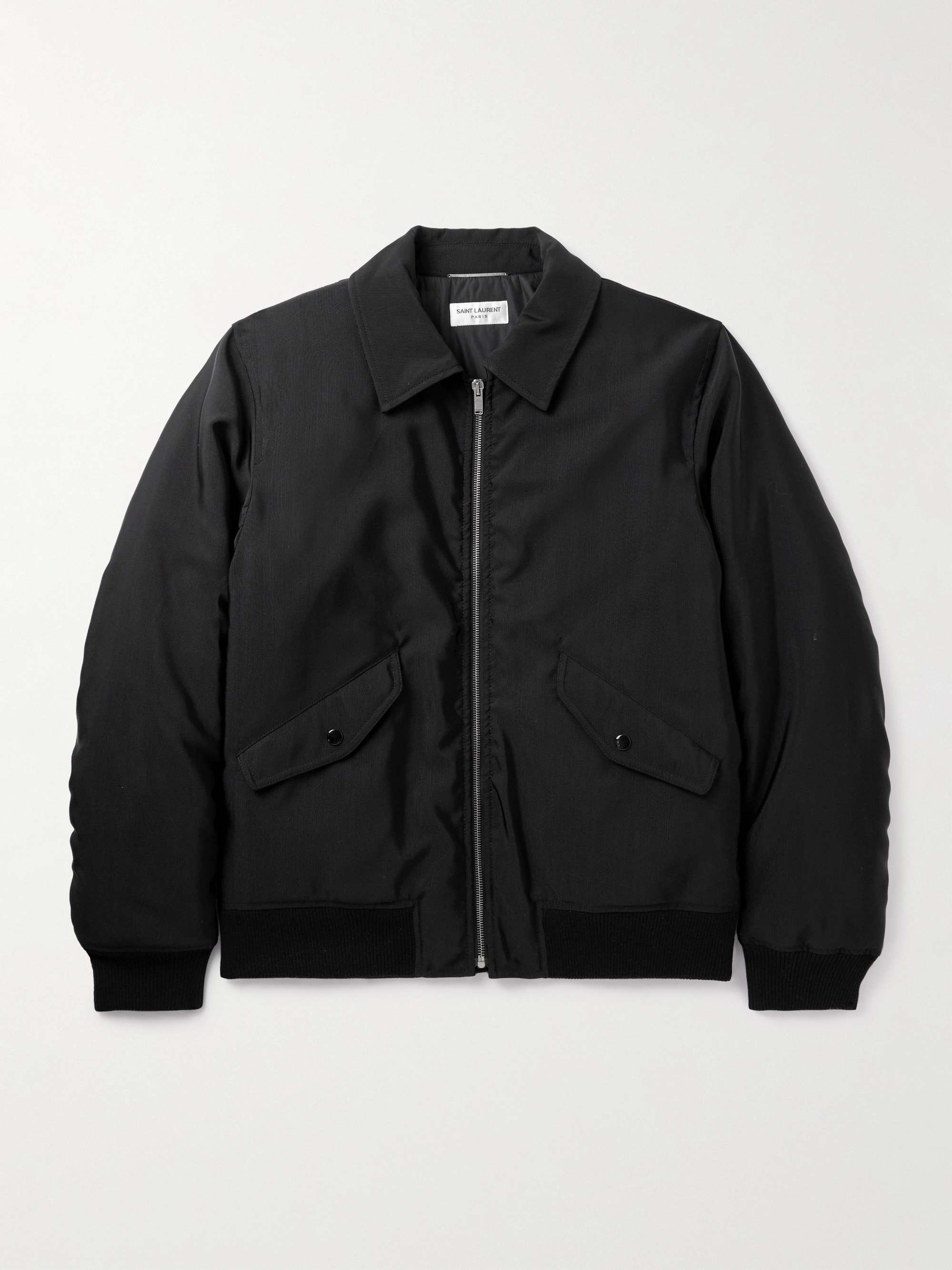 Padded Twill Bomber Jacket view