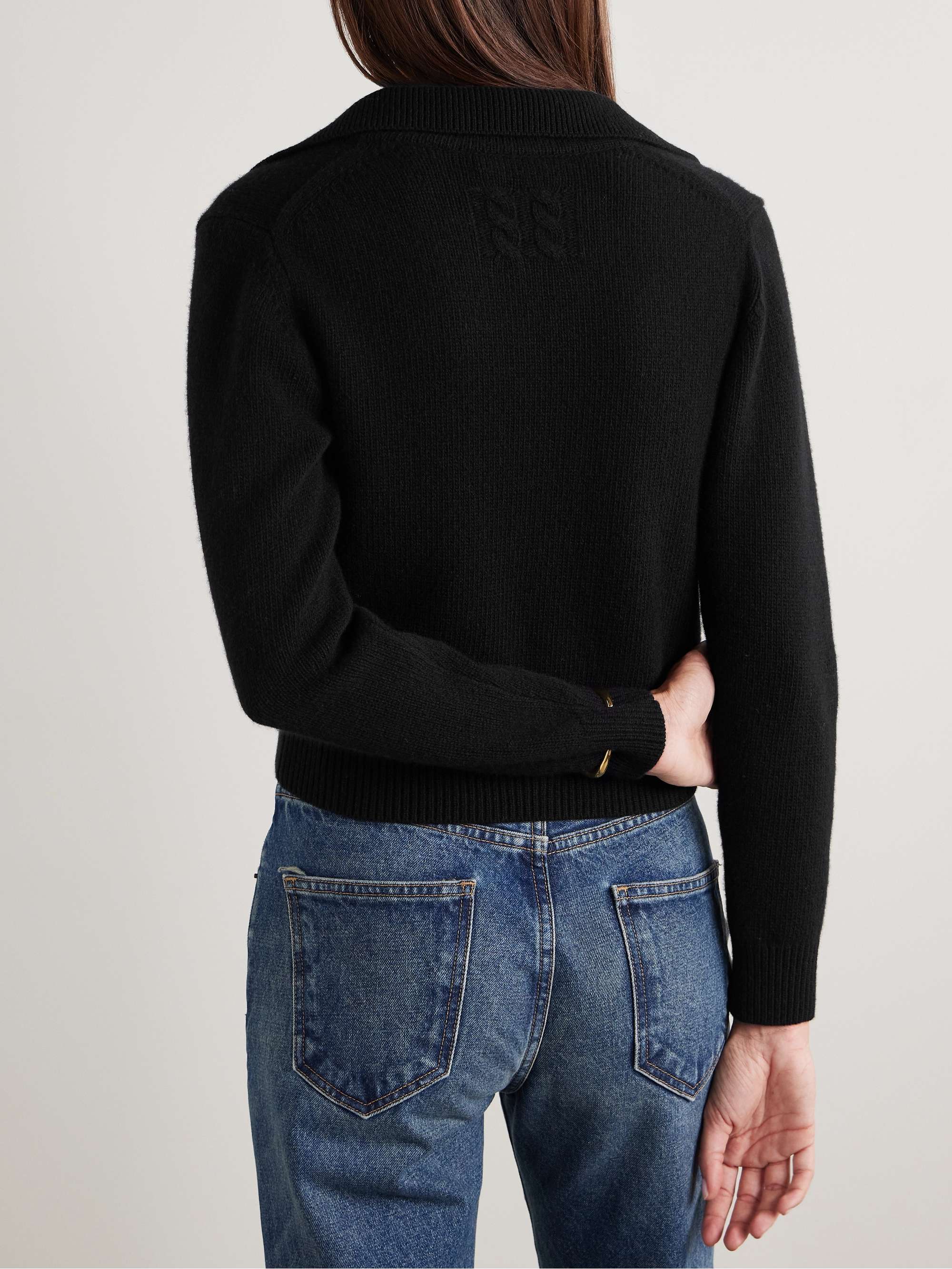 Rosemary lace-up wool sweater view