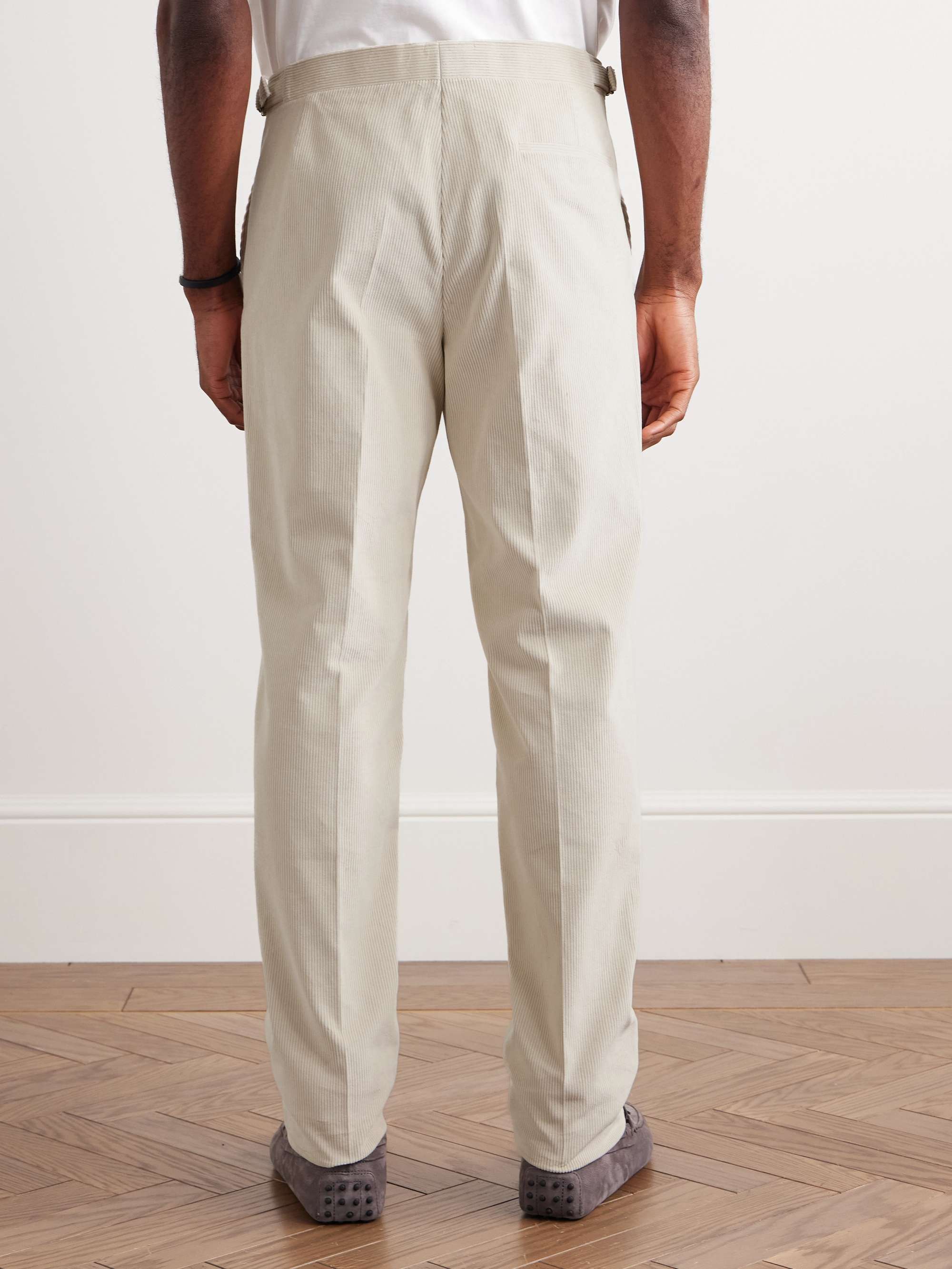 Chapman Slim-Fit Straight-Leg Cotton-Corduroy Suit Trousers view