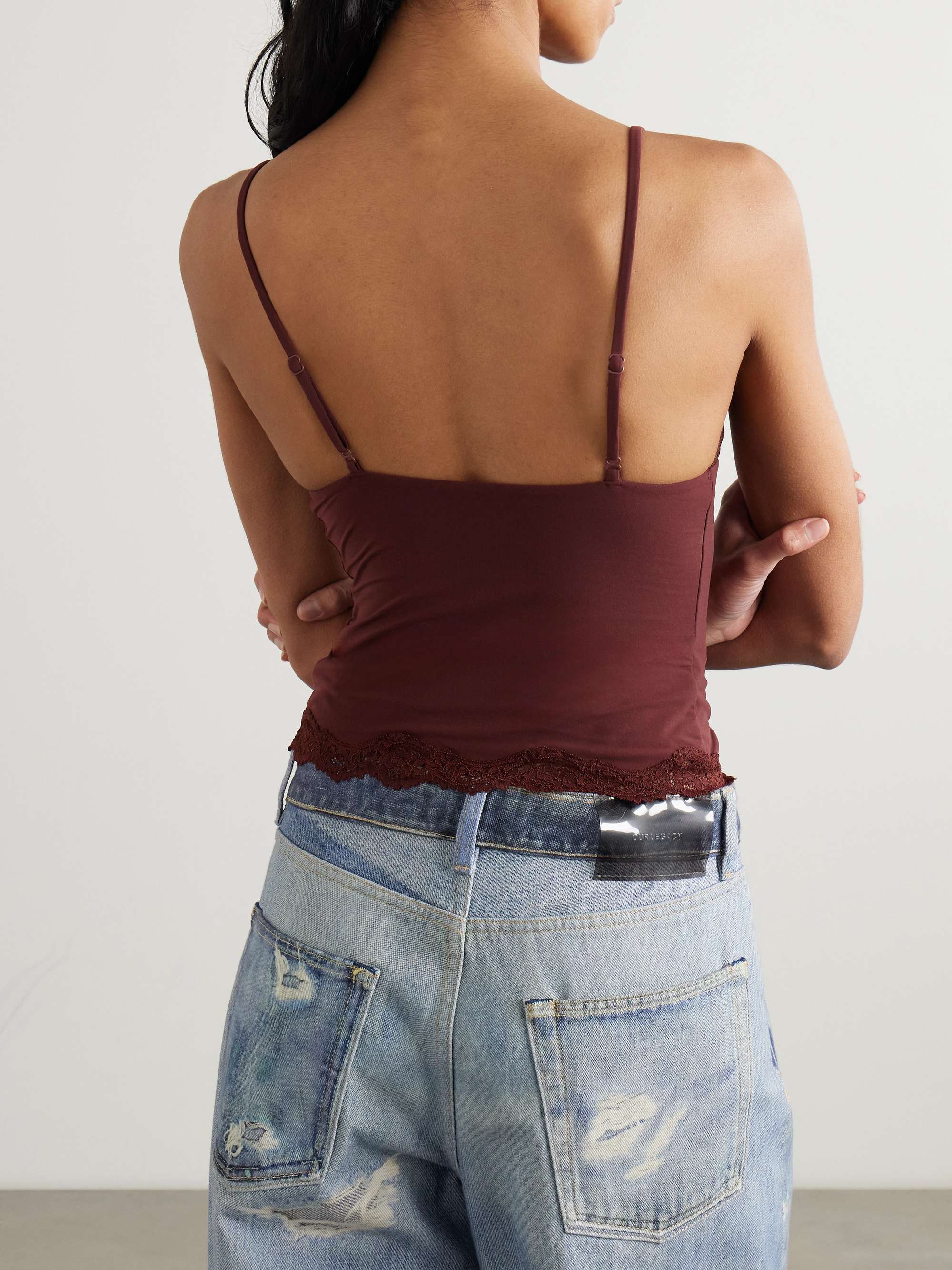 Fits Everybody lace triangle cami view