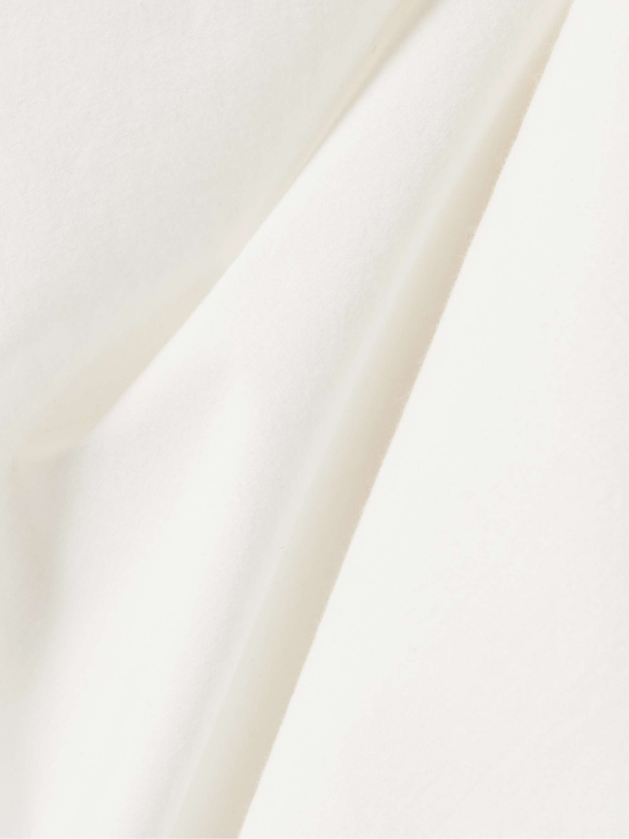 Antoinette scalloped embroidered cotton-voile midi skirt view