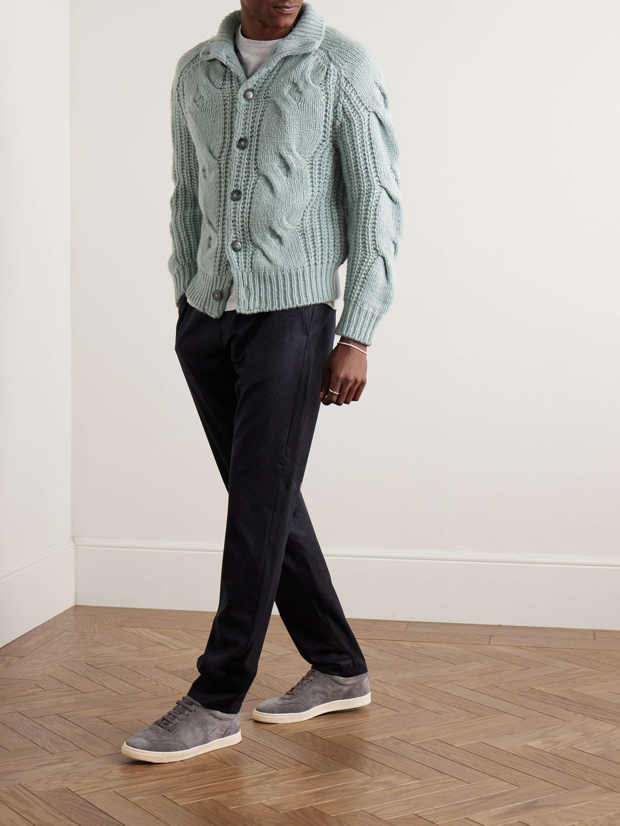 Cable-Knit Cardigan view
