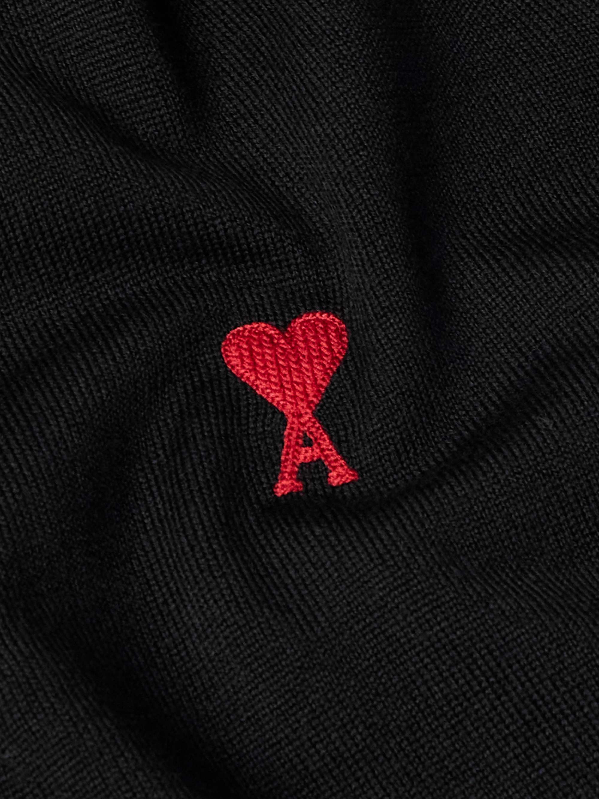 Ami de Coeur Logo-Embroidered Cotton-Blend Jersey Sweatshirt view