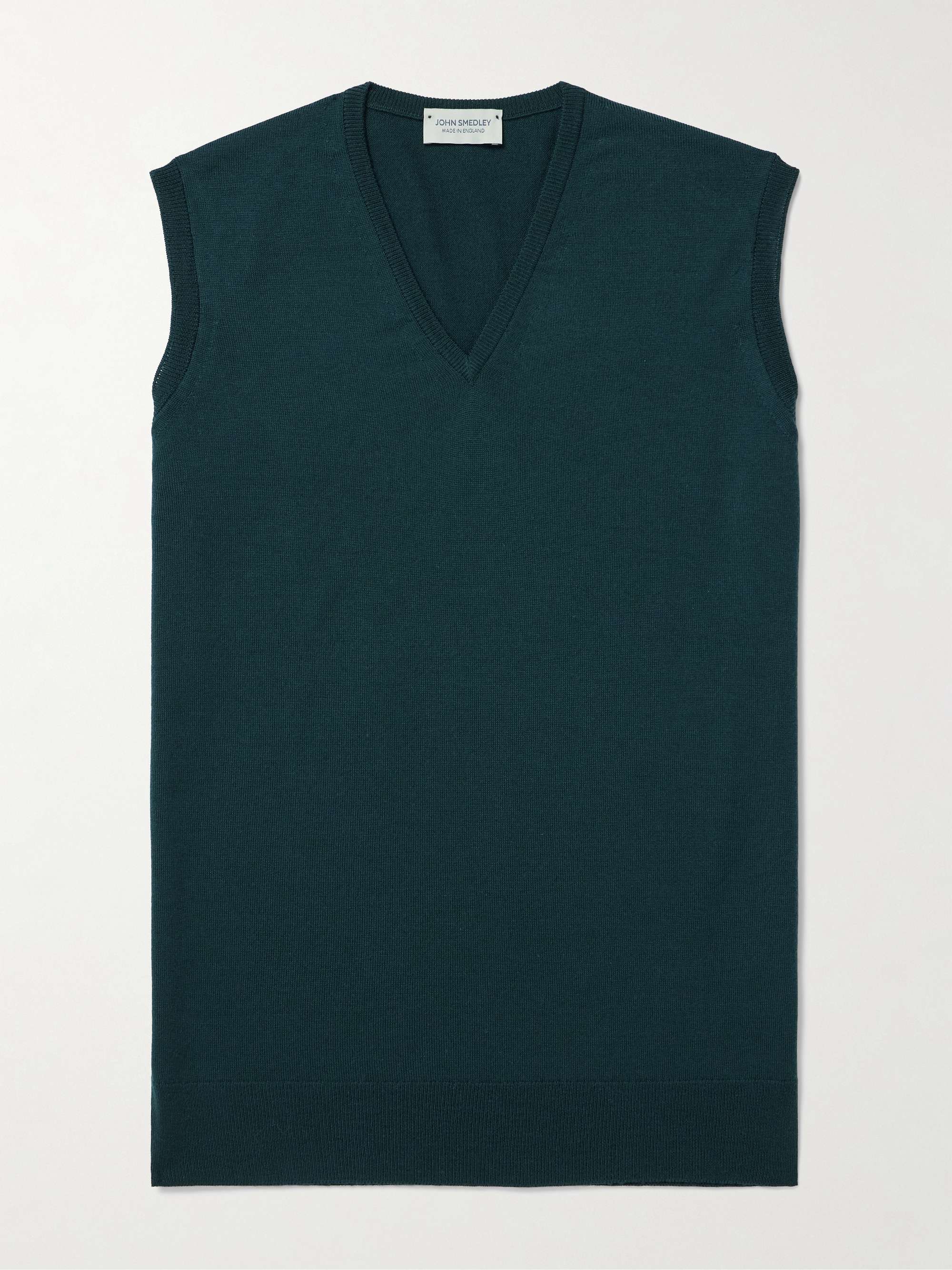 Hadfield Slim-Fit Merino Wool Sweater Vest view