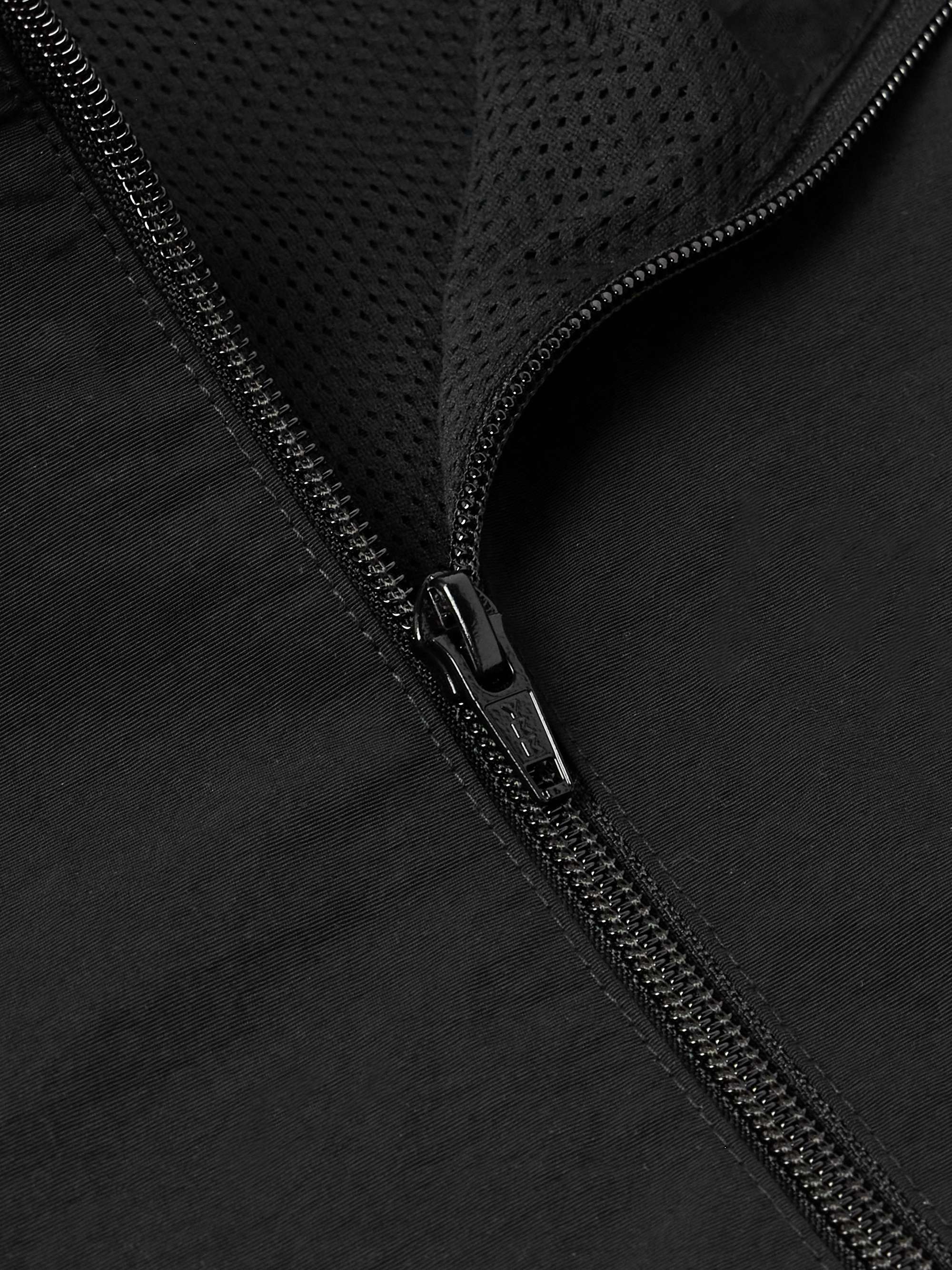 Appliquéd Logo-Embroidered Shell Jacket view