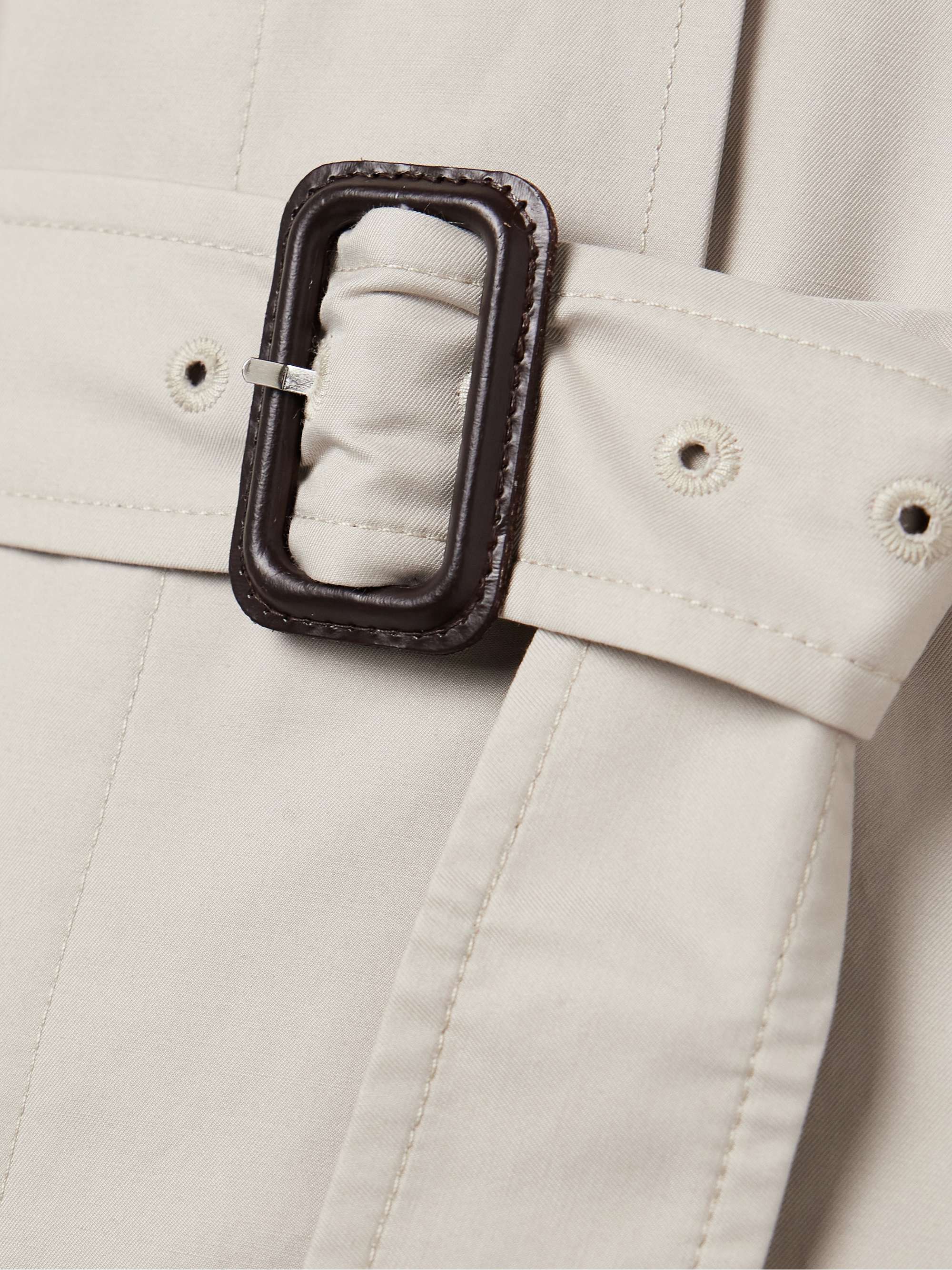 The Cube Orleans cotton-blend twill trench coat view
