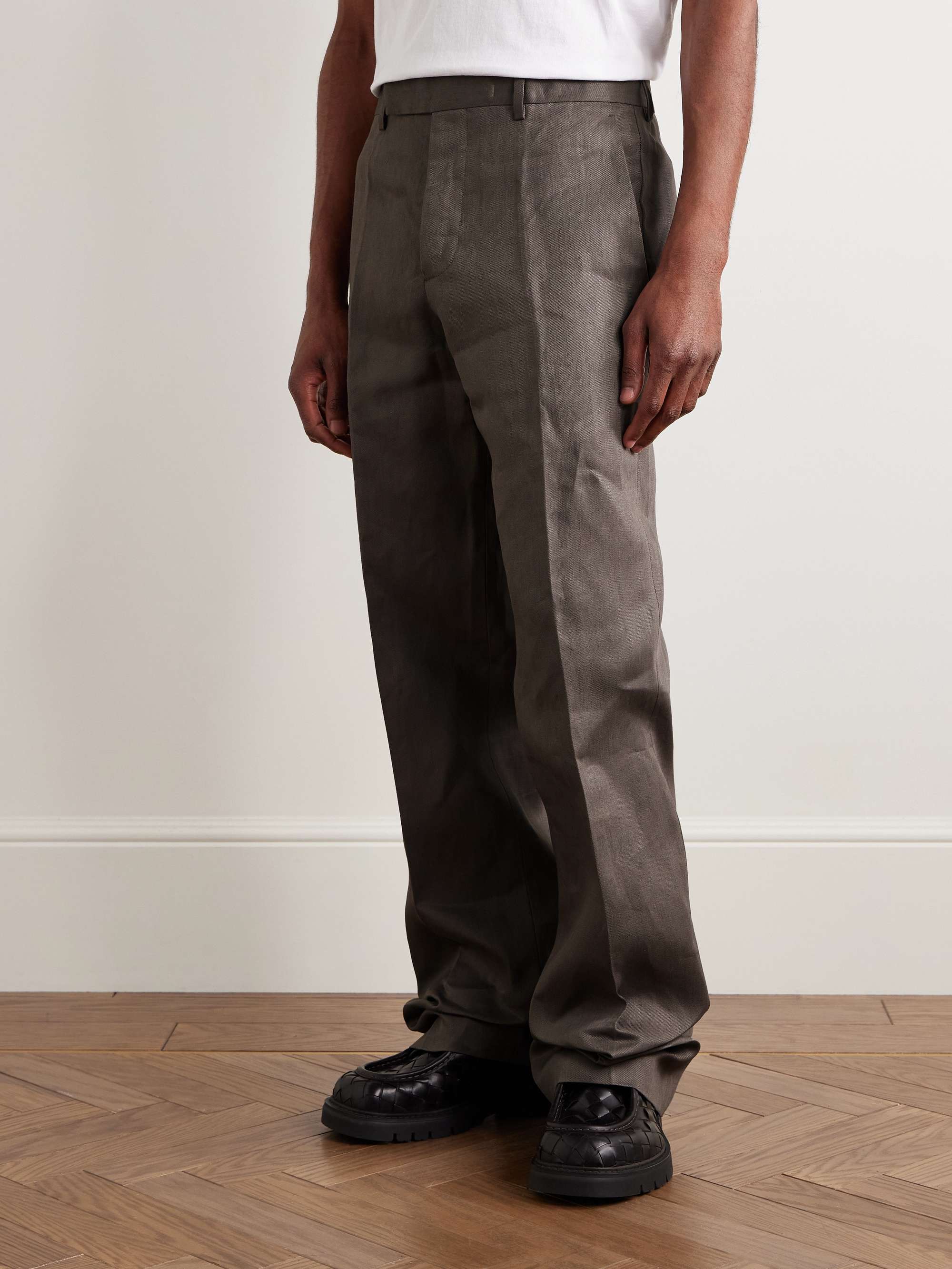 Dietrich Straight-Leg Twill Trousers view