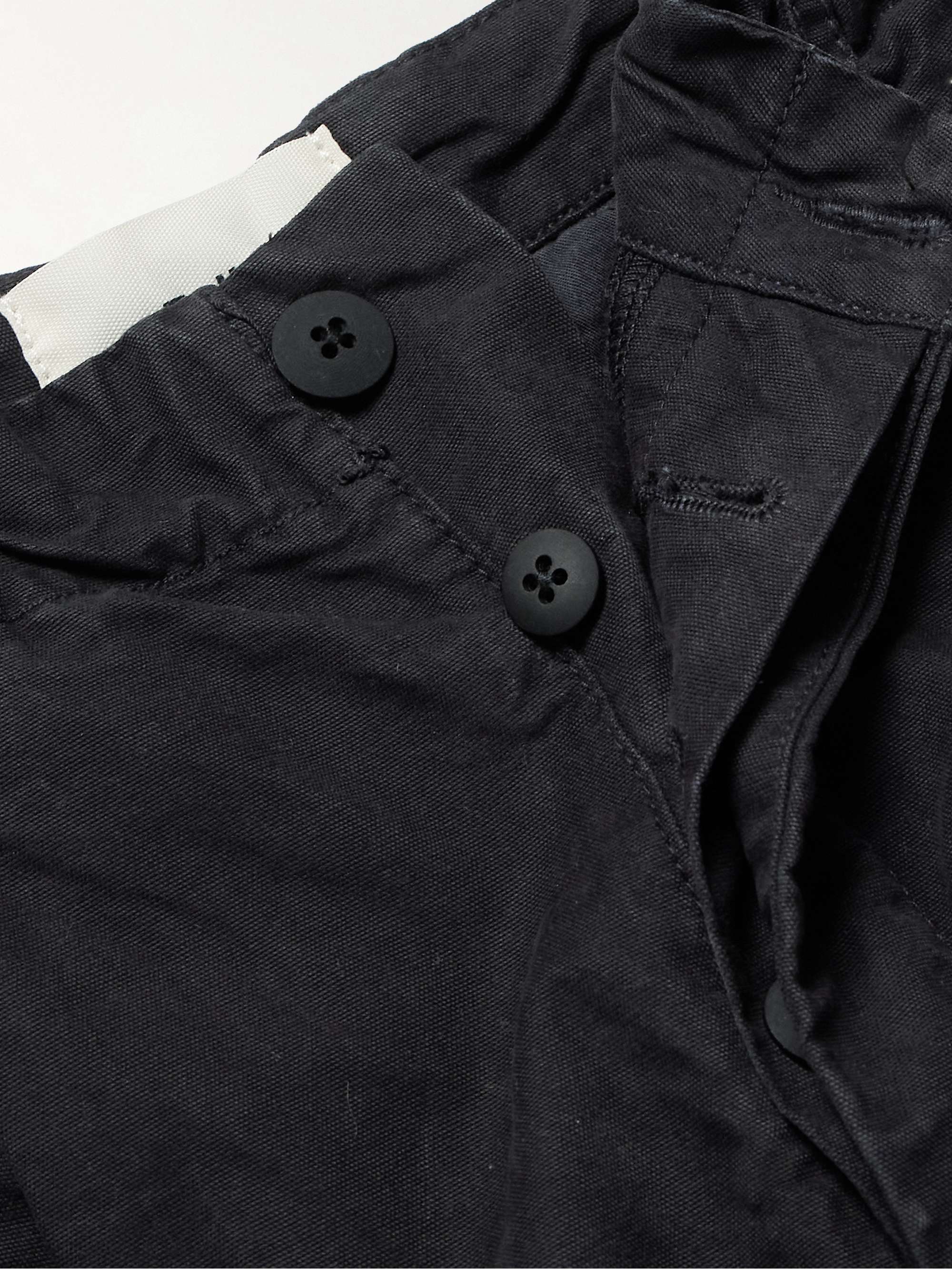 Assembly Tapered Pleated Cotton-Canvas Trousers view