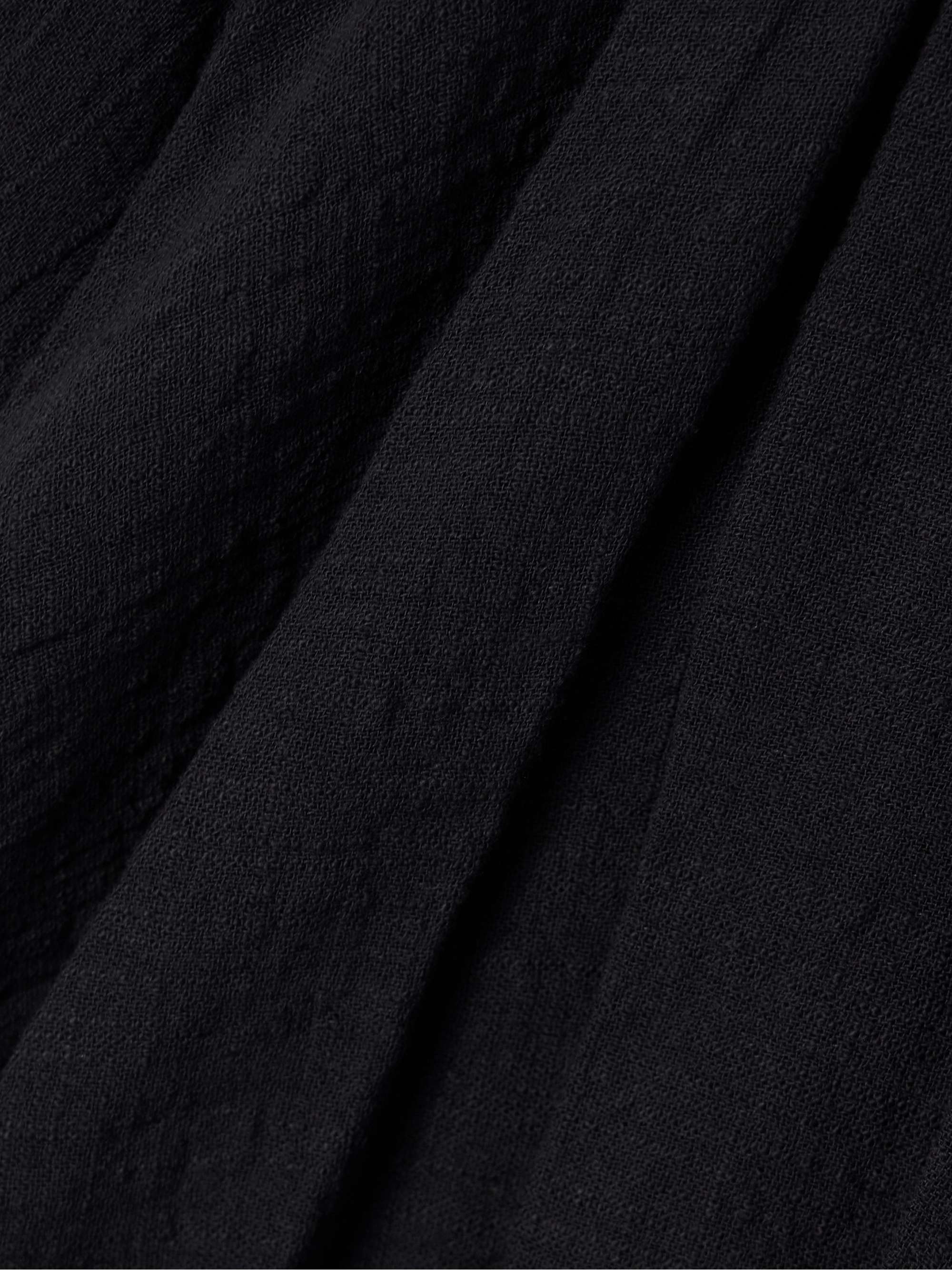 Carla cotton-gauze midi skirt view