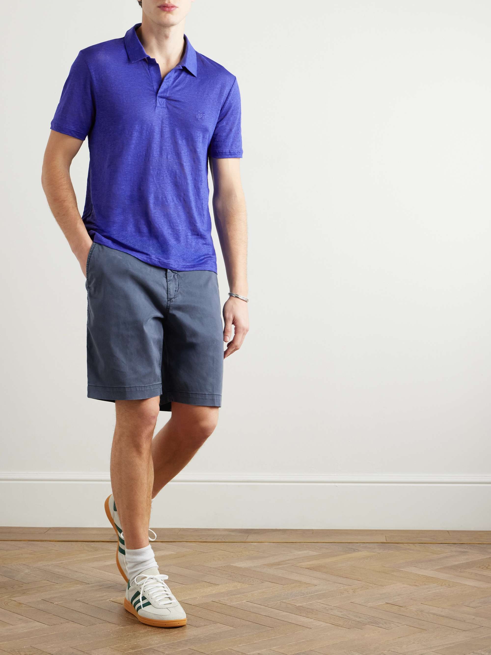 Ponche Straight-Leg Lyocell and Cotton-Blend Bermuda Shorts view