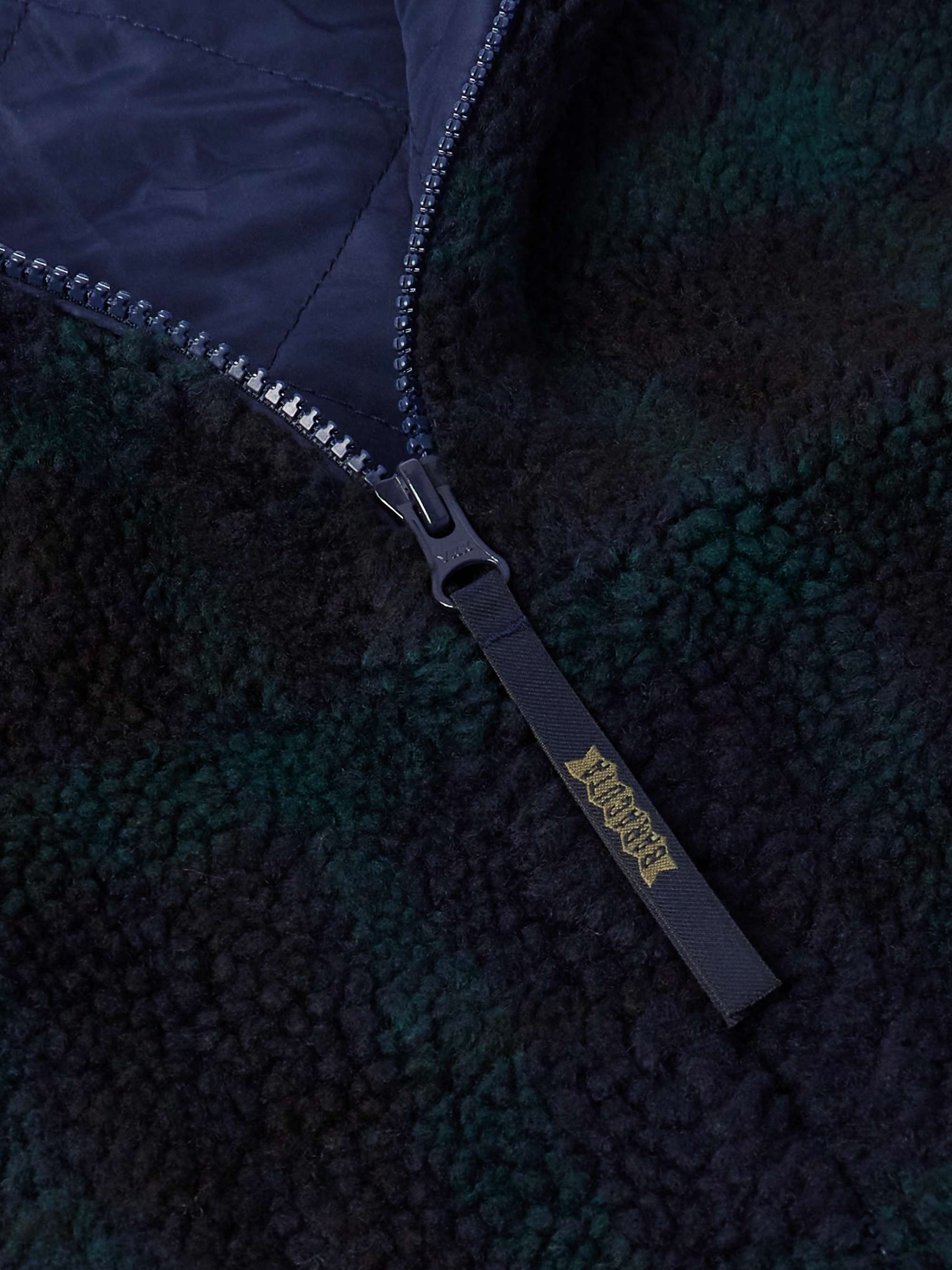 Miller Checked Fleece Gilet view