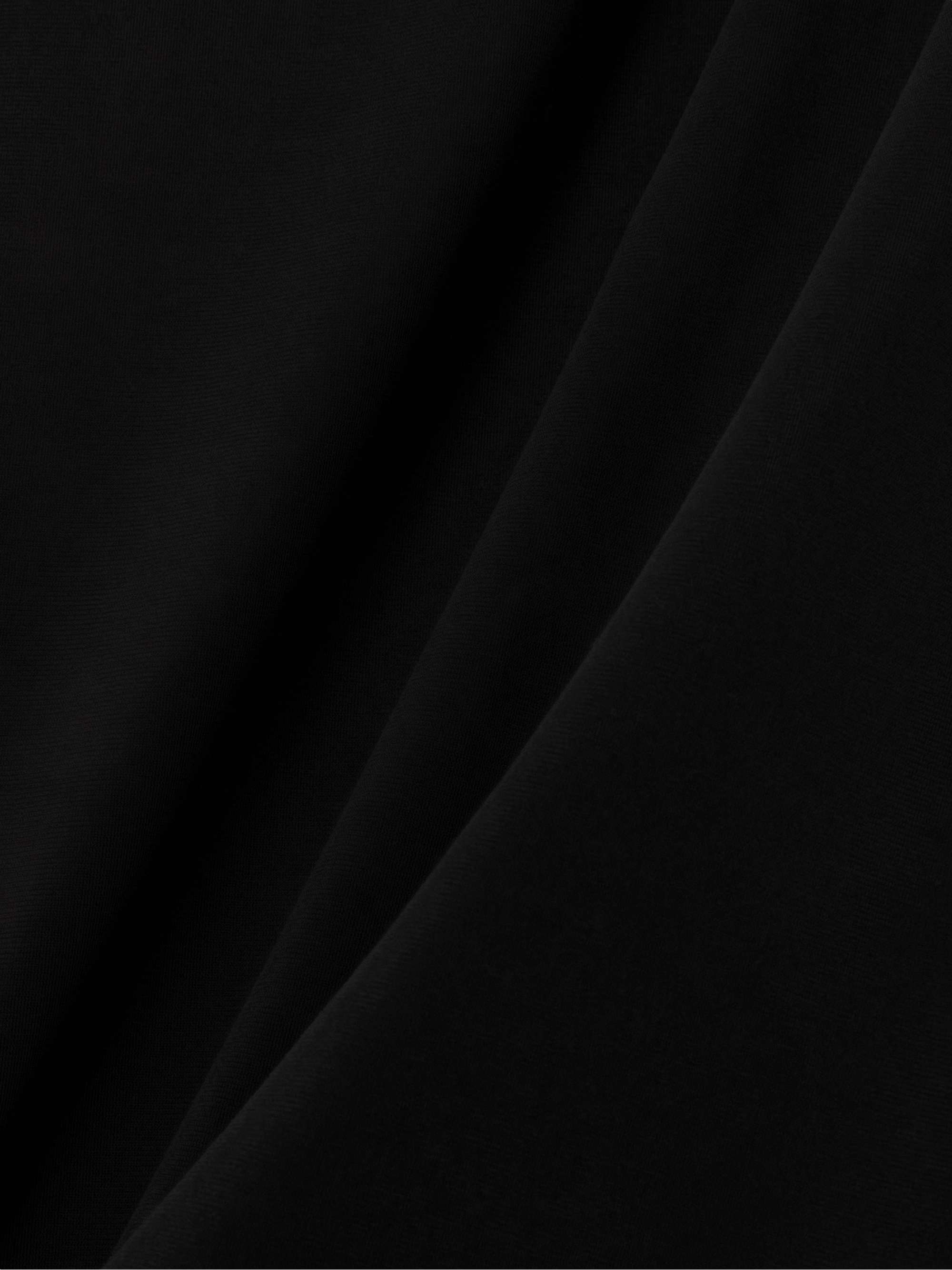 Stretch-satin mini dress view