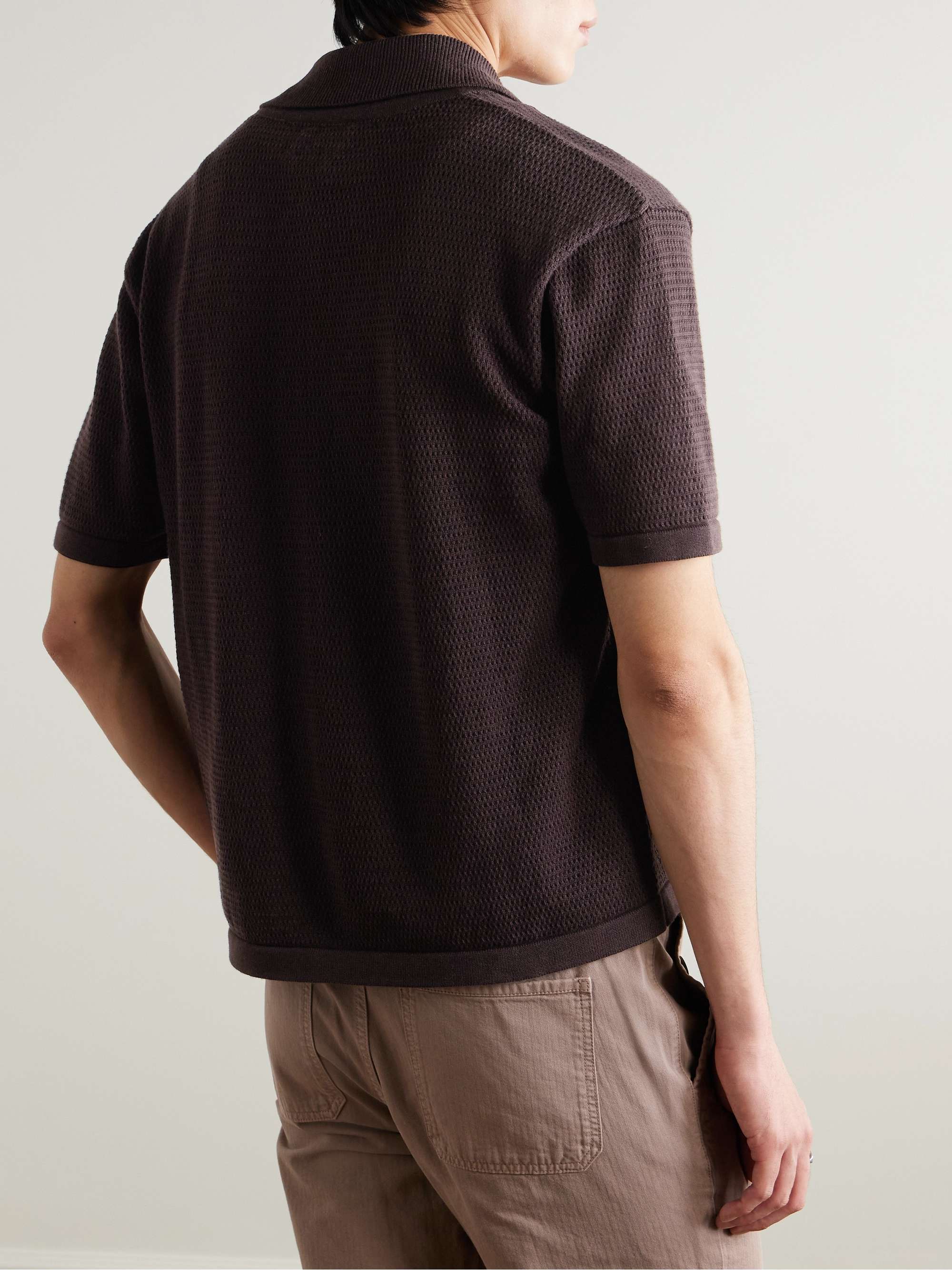 Open-Knit Organic Cotton Shirt view