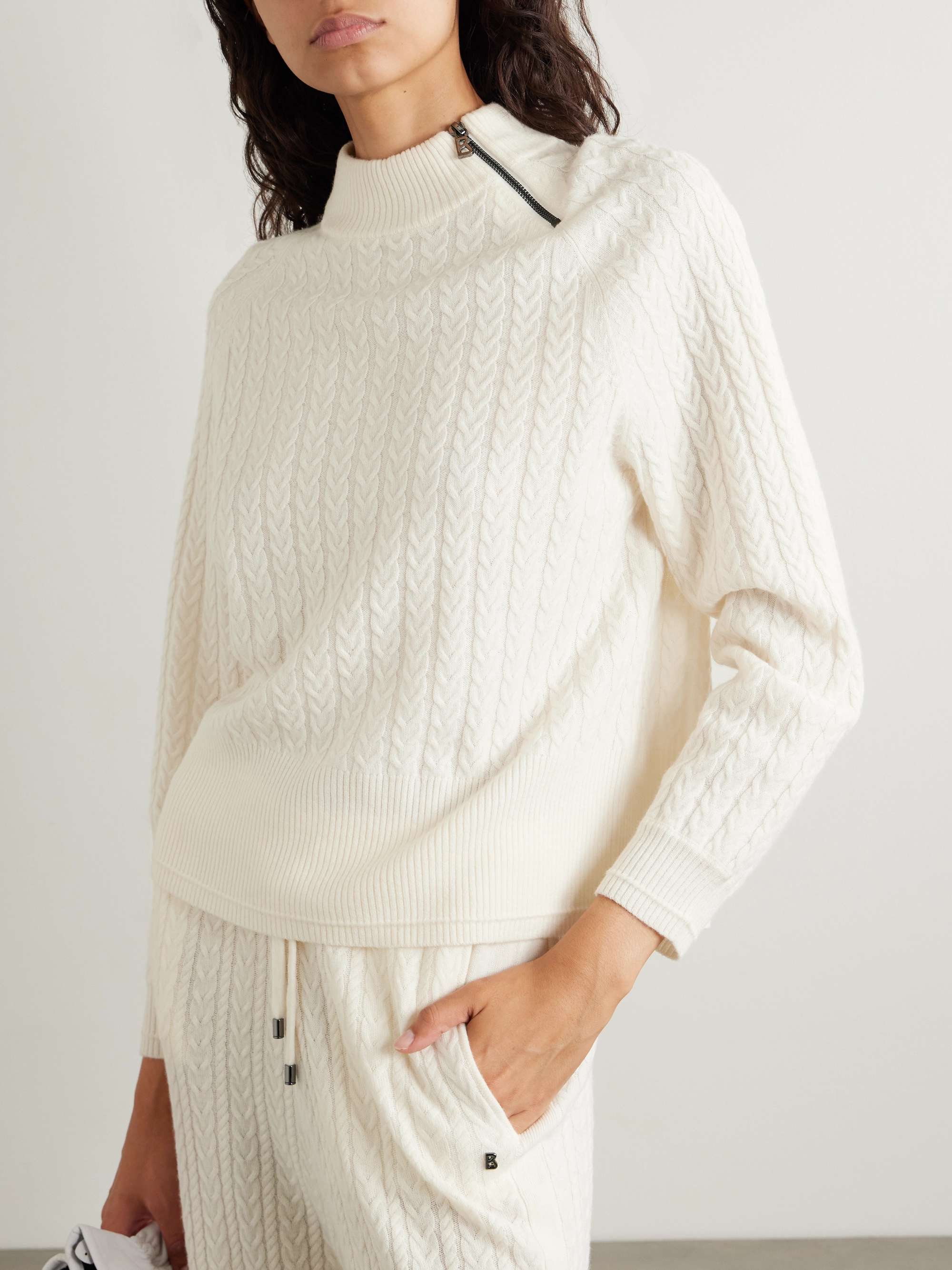 Lyrica cable-knit wool sweater view