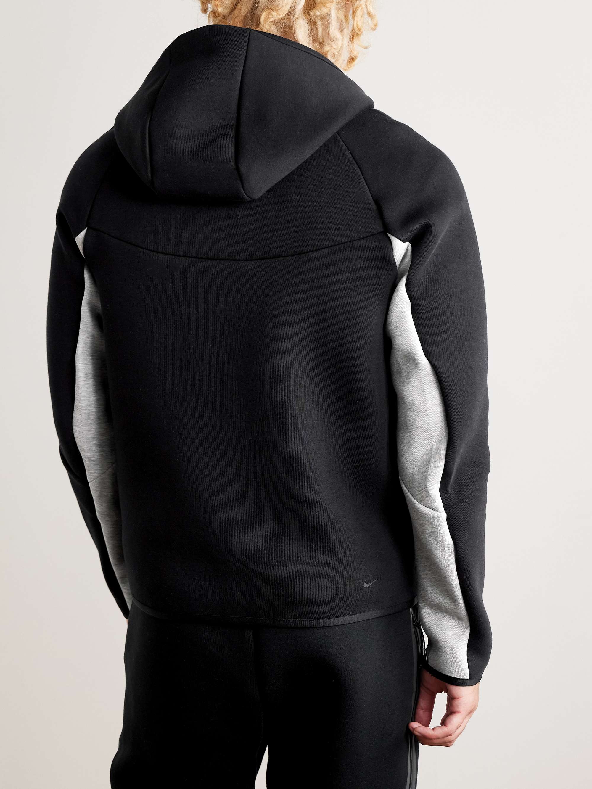 Windrunner Logo-Print Cotton-Blend Tech Fleece Zip-Up Hoodie view