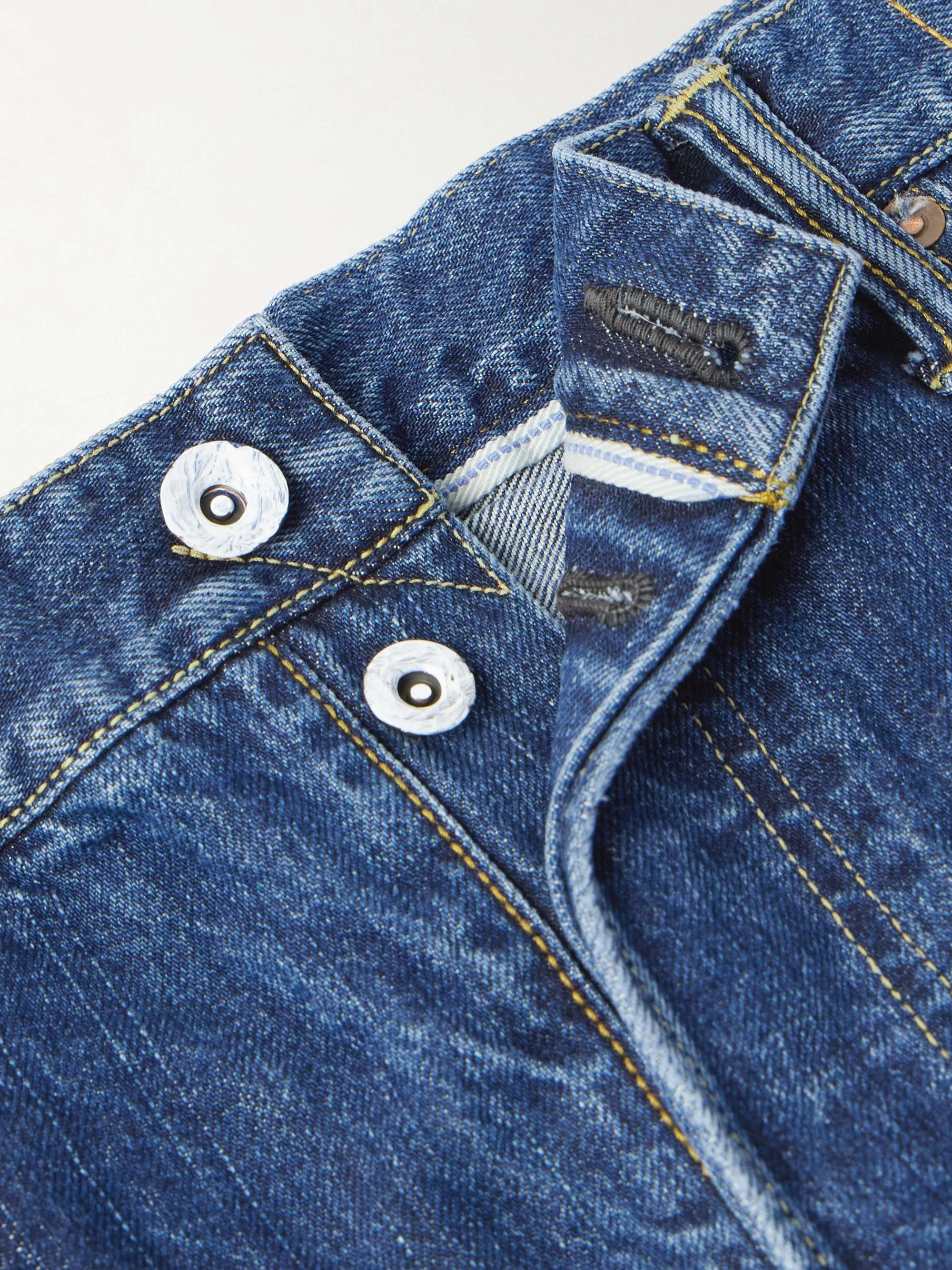 Social Sculpture Tapered Distressed Jeans view