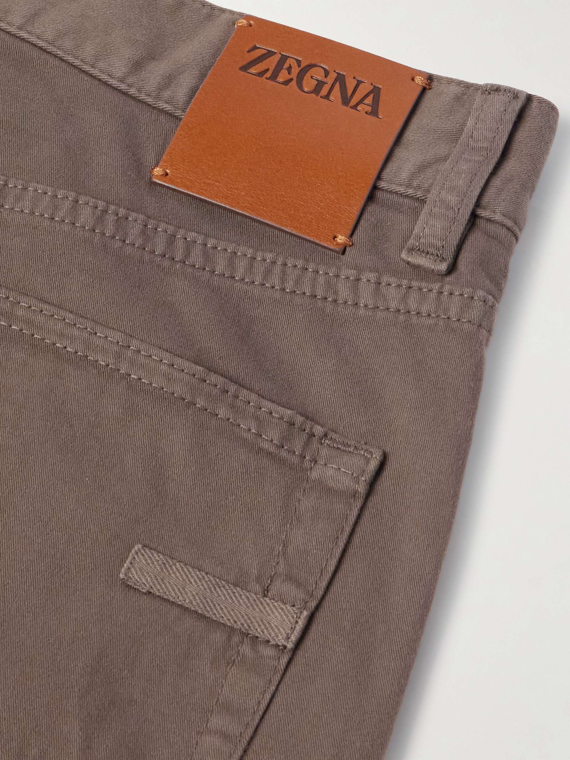 City Slim-Fit Garment-Dyed Jeans view