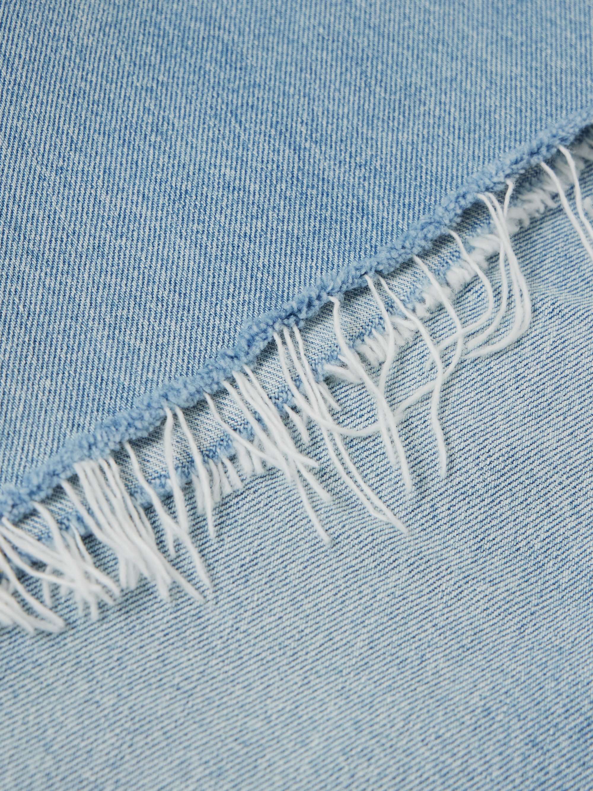 Ayla frayed denim shorts view