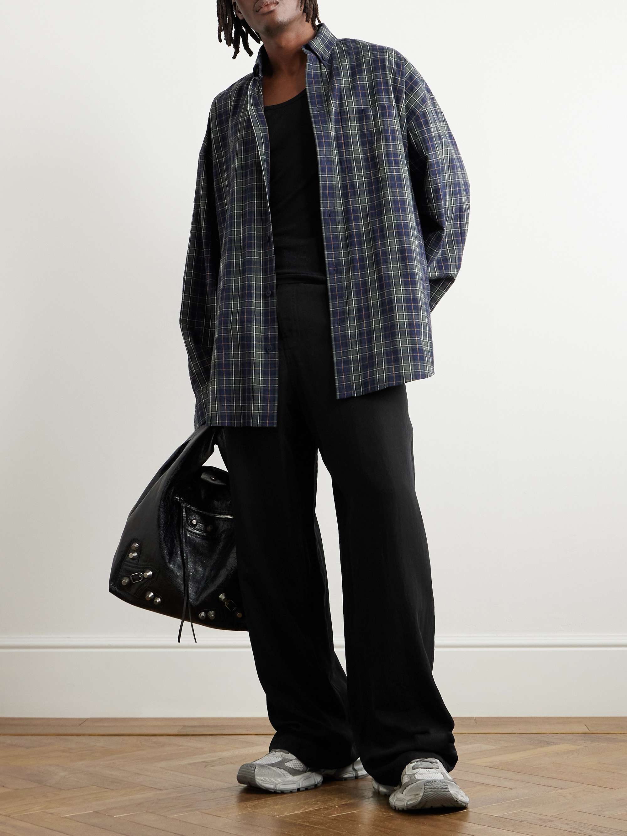 Straight-Leg Lyocell-Poplin Trousers view