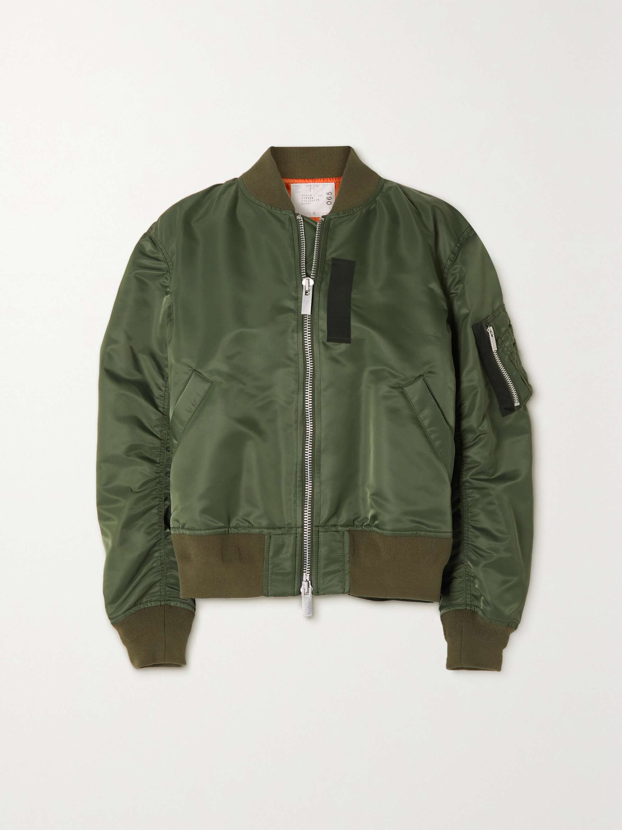 Shell bomber jacket view