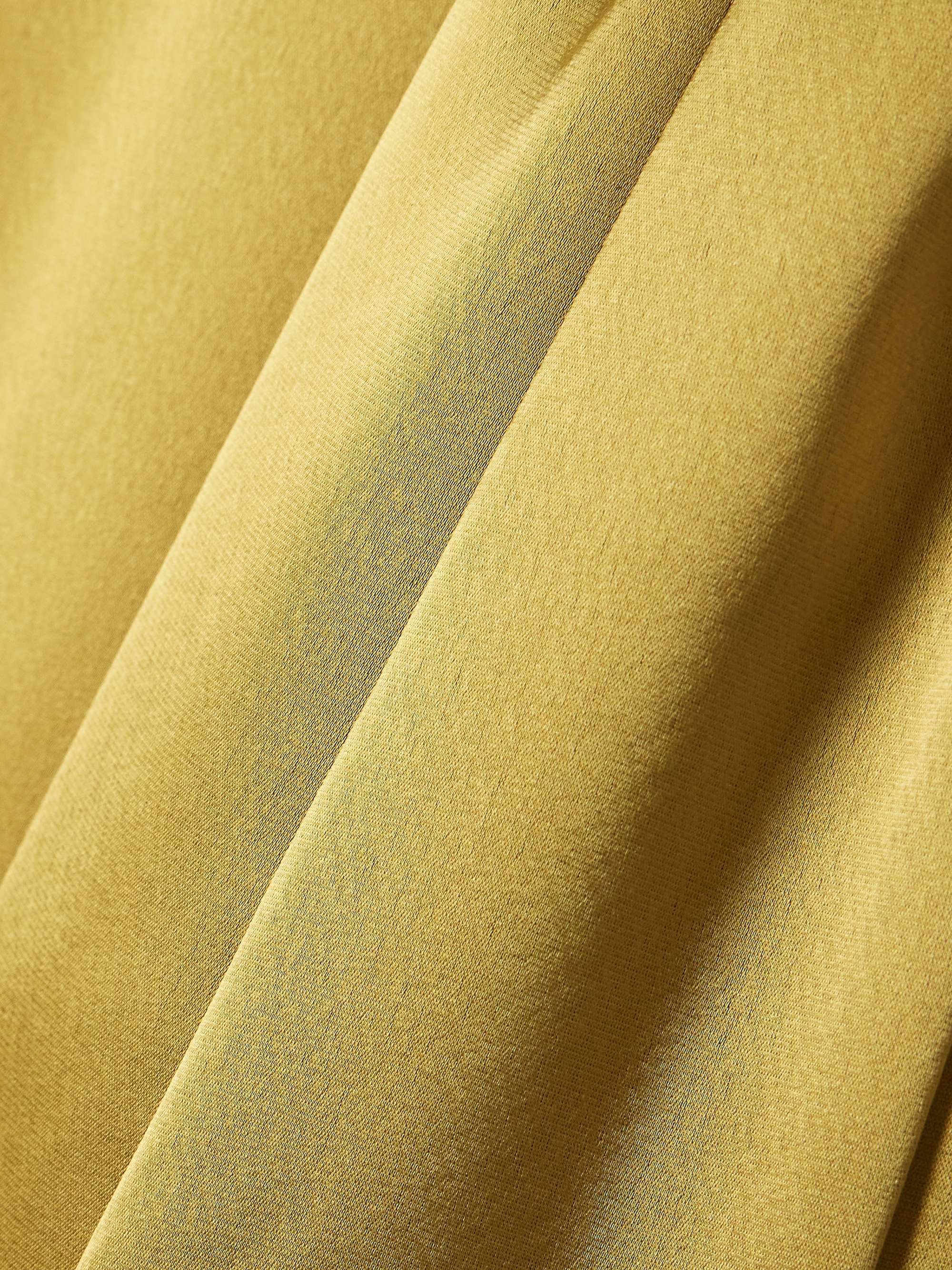 Erika satin midi wrap skirt view