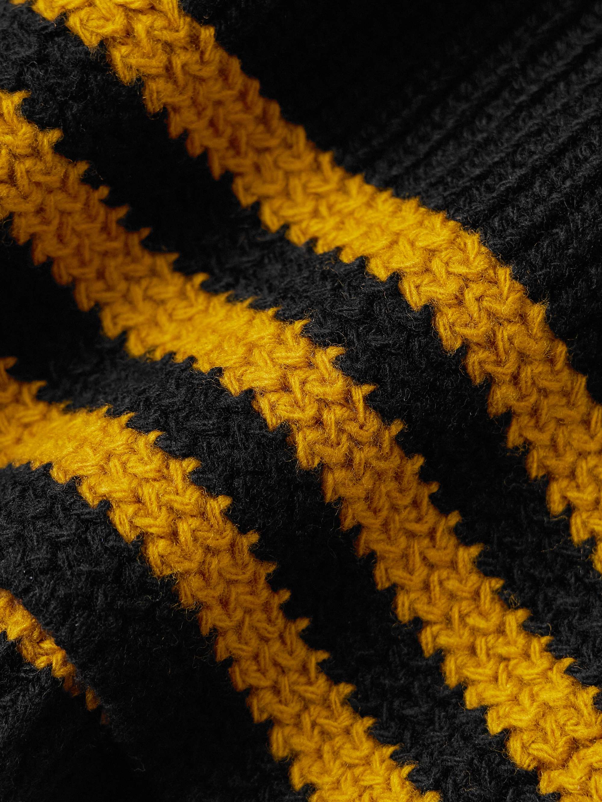 Deck Striped Ribbed Wool Sweater view