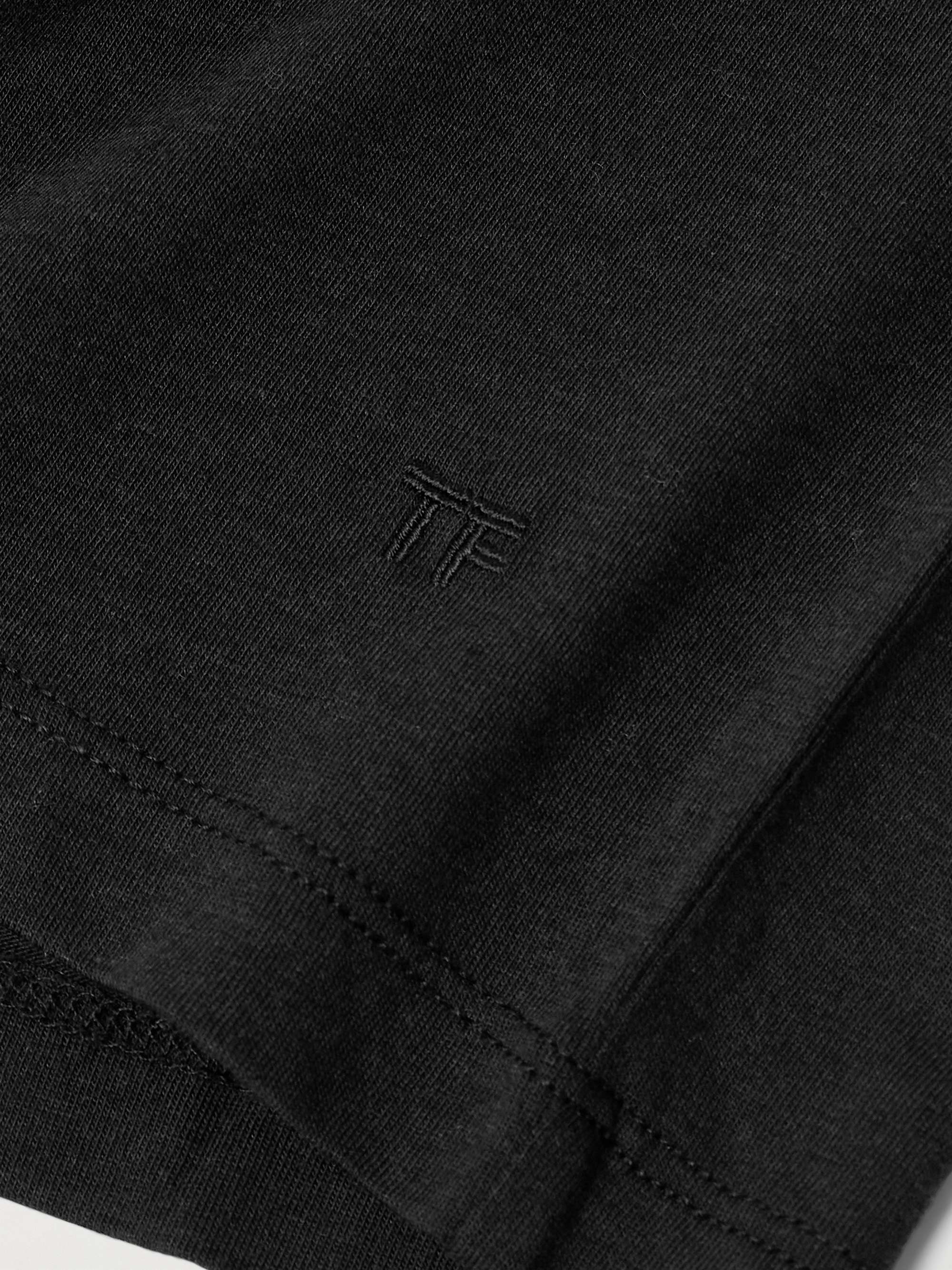 Lyocell and Cotton-Blend Jersey T-Shirt view