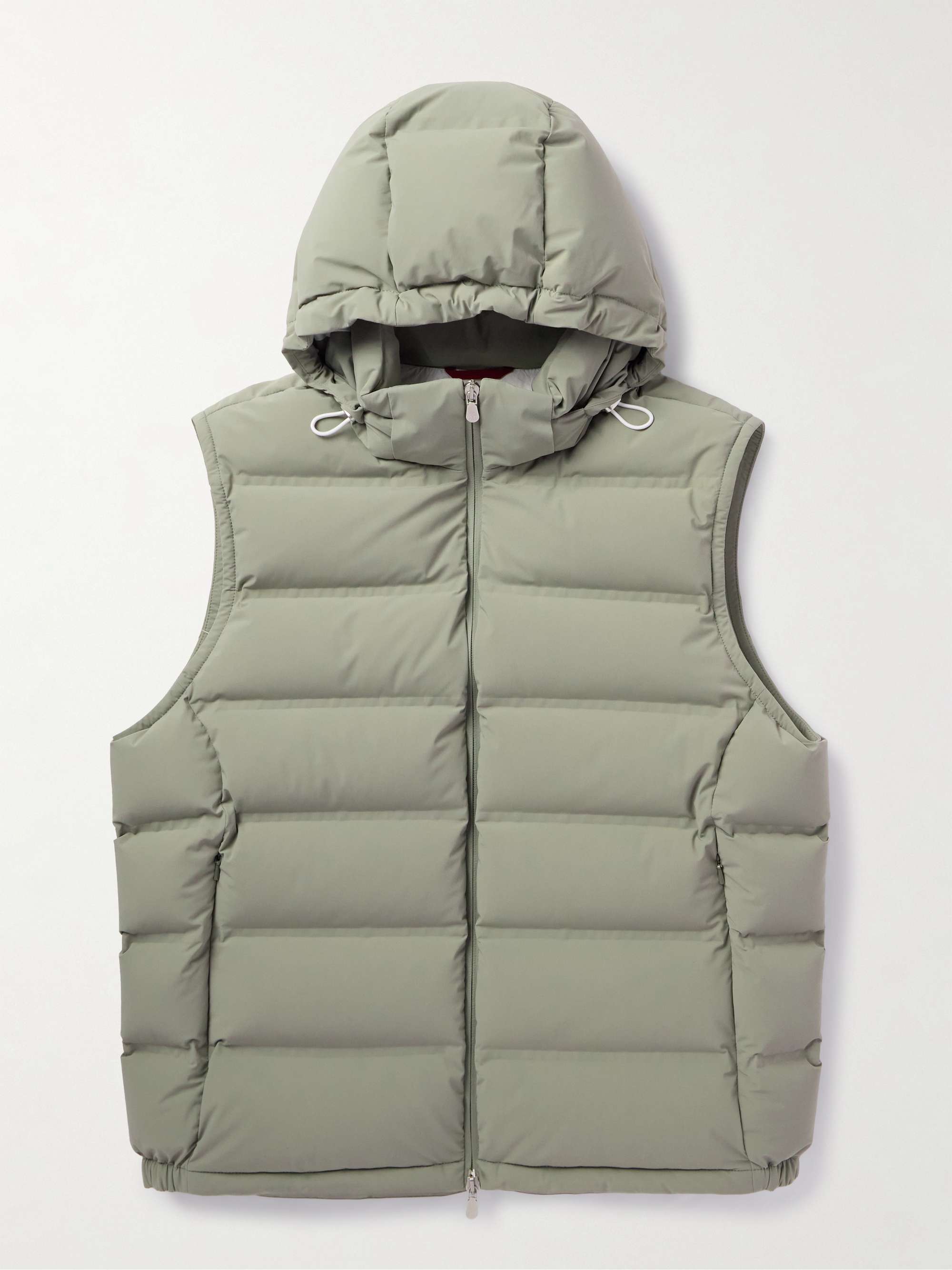 Quilted Shell Hooded Down Gilet view