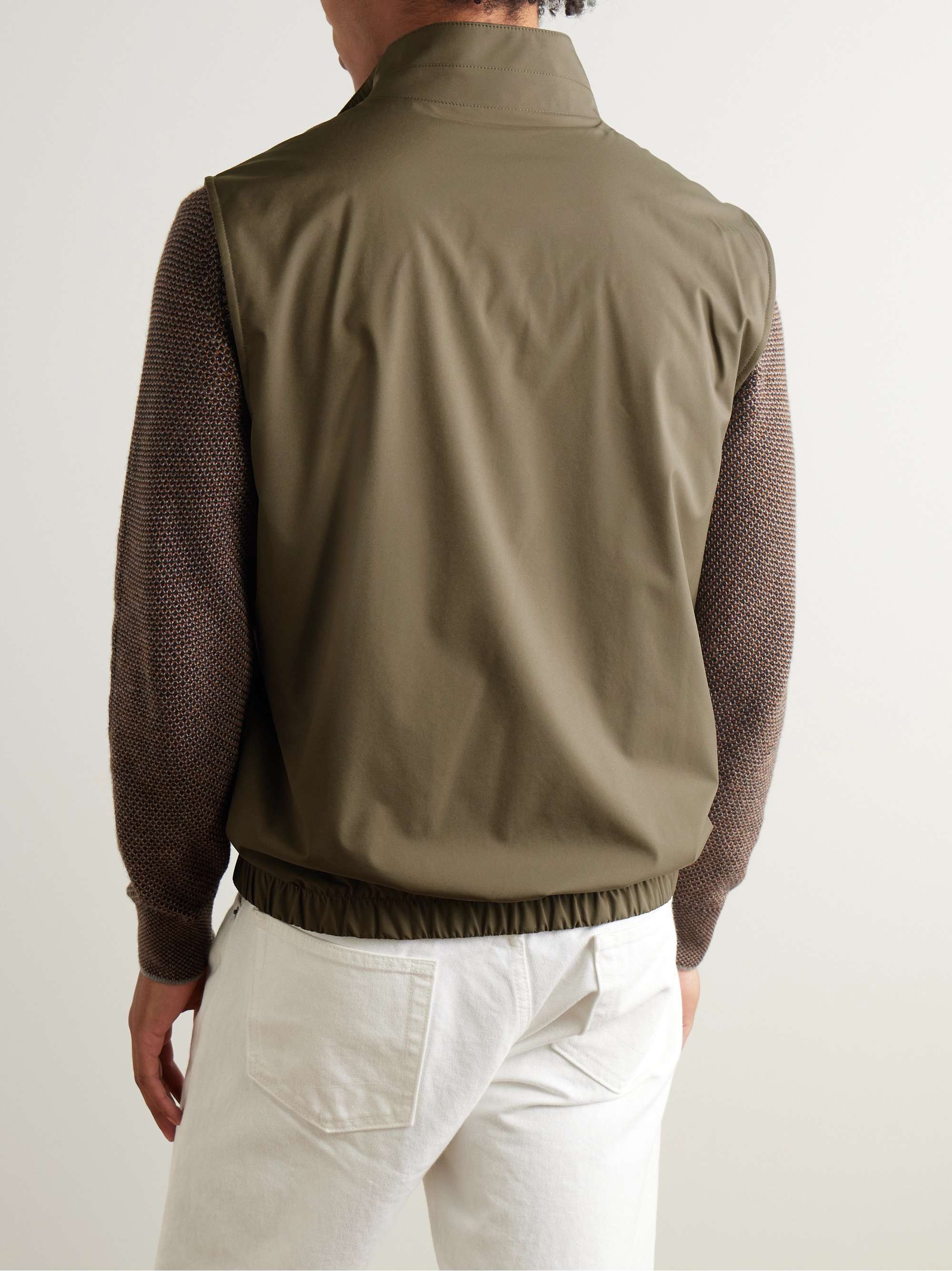 Slim-Fit Reversible Storm System® Shell and Super Wish® Virgin Wool Gilet view