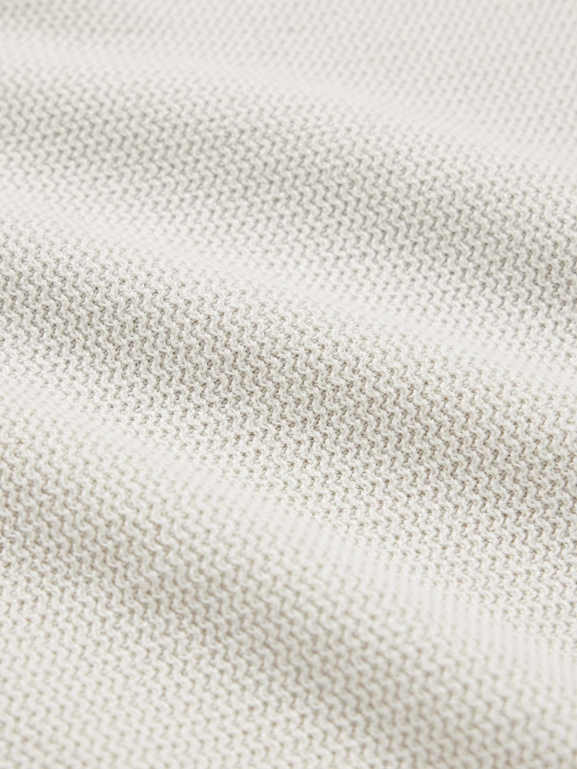 Guide Logo-Appliquéd Cotton Half-Zip Sweater view
