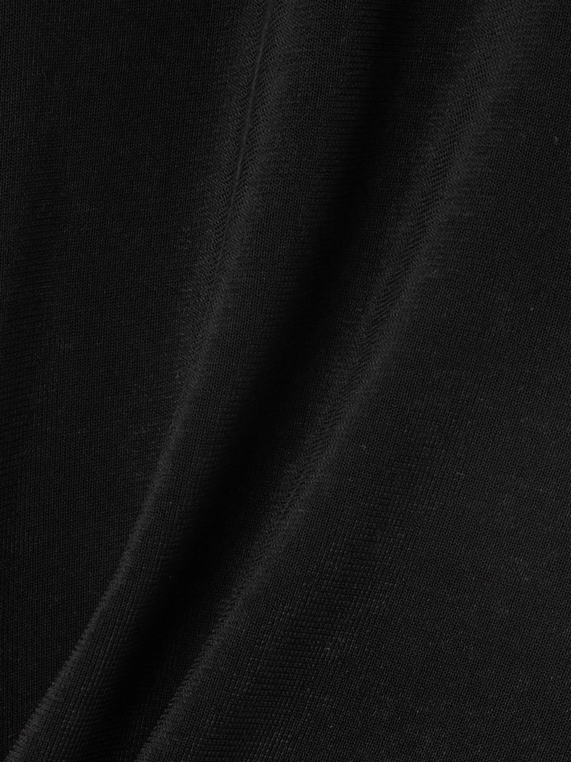 Paneled tulle maxi dress view