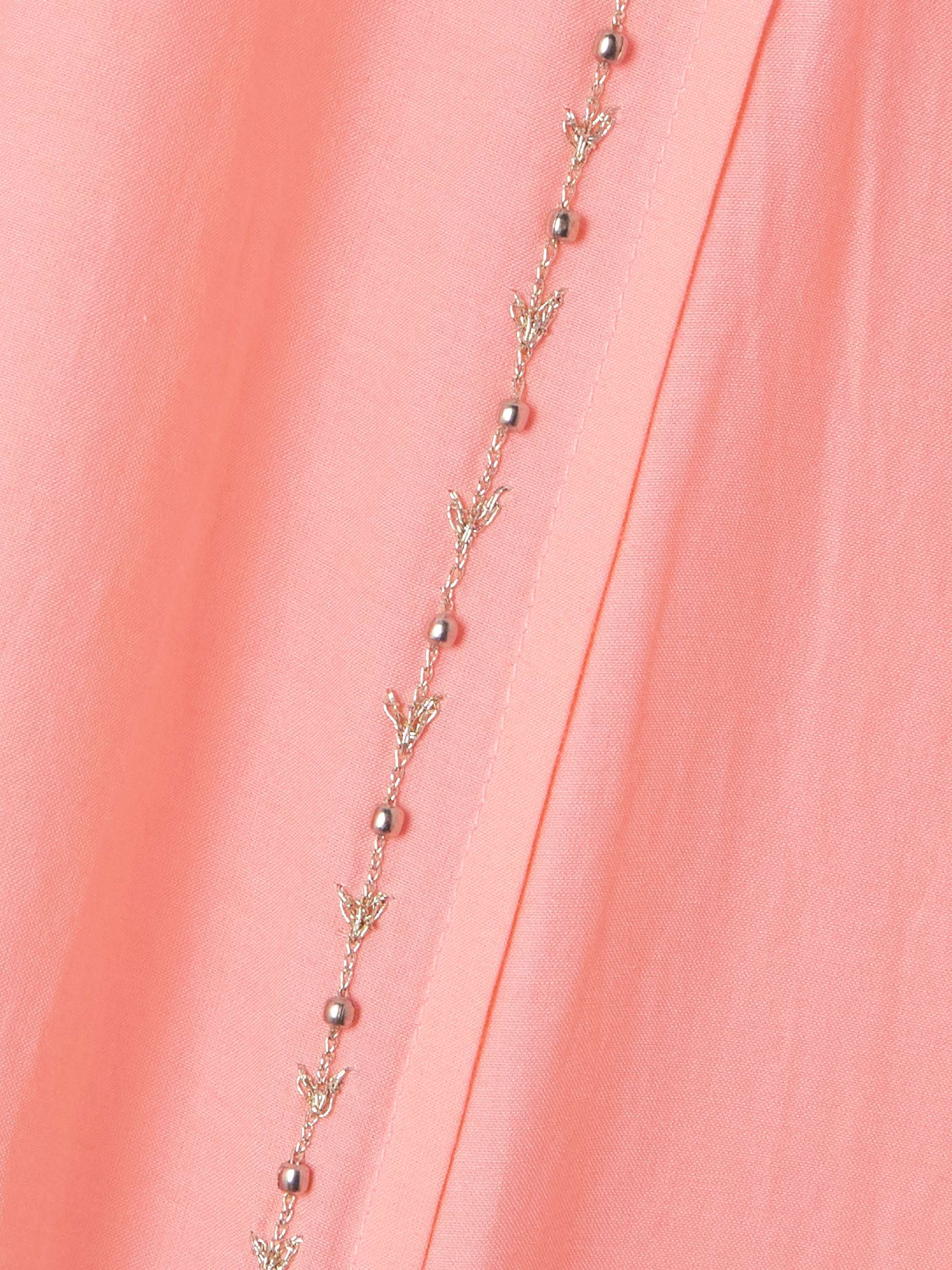 Rachel embellished embroidered cotton and silk-blend coverup view