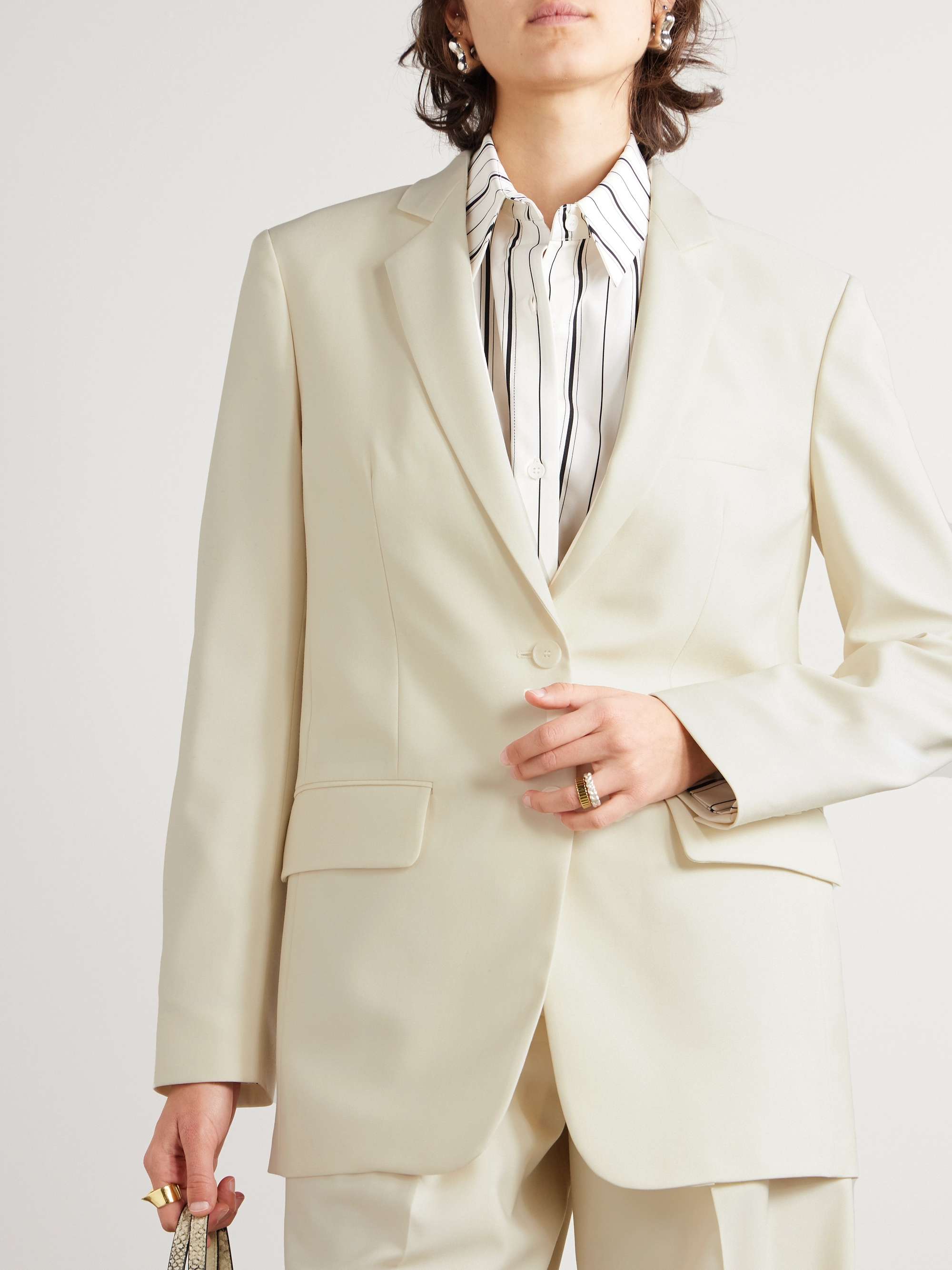 + NET SUSTAIN oversized merino wool blazer view