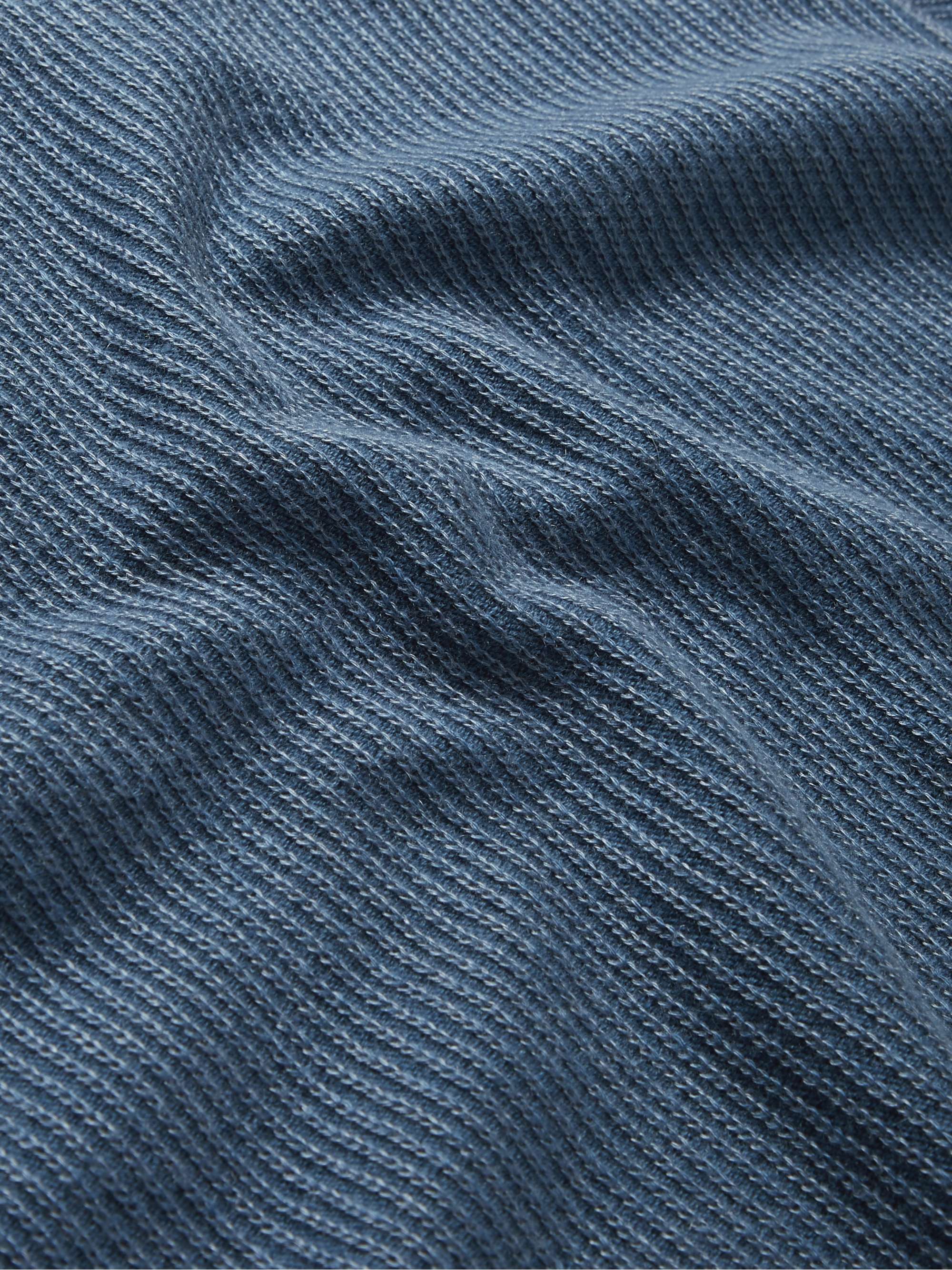 Ribbed Cashmere and Silk-Blend Half-Zip Sweater view