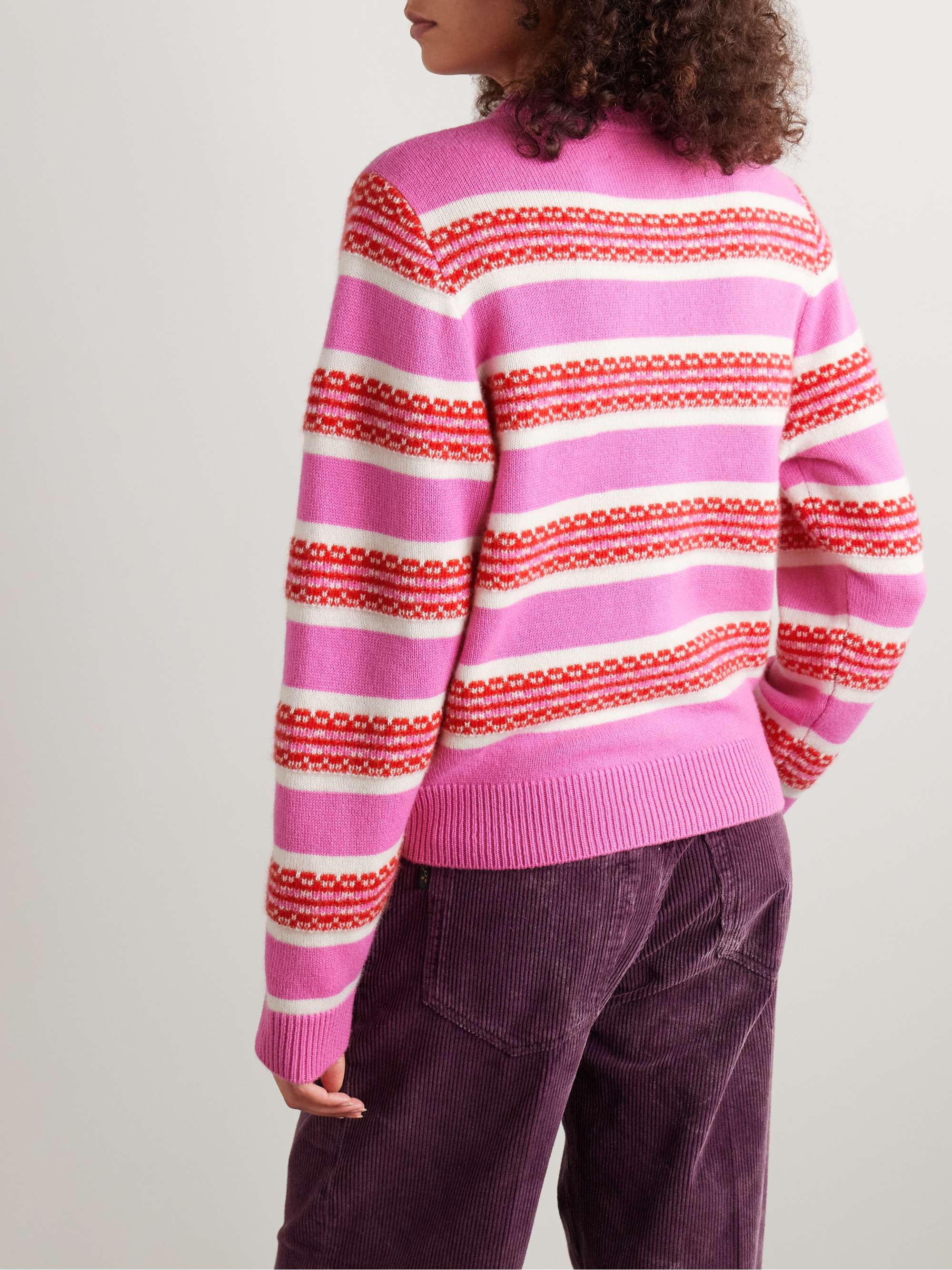 Fair Isle cashmere-jacquard sweater view