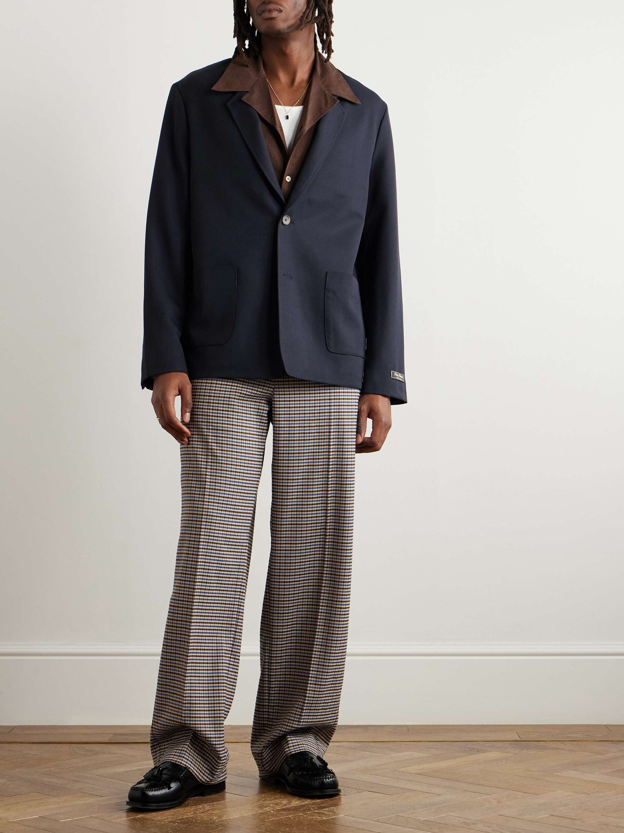 Unstructured Virgin Wool Blazer view
