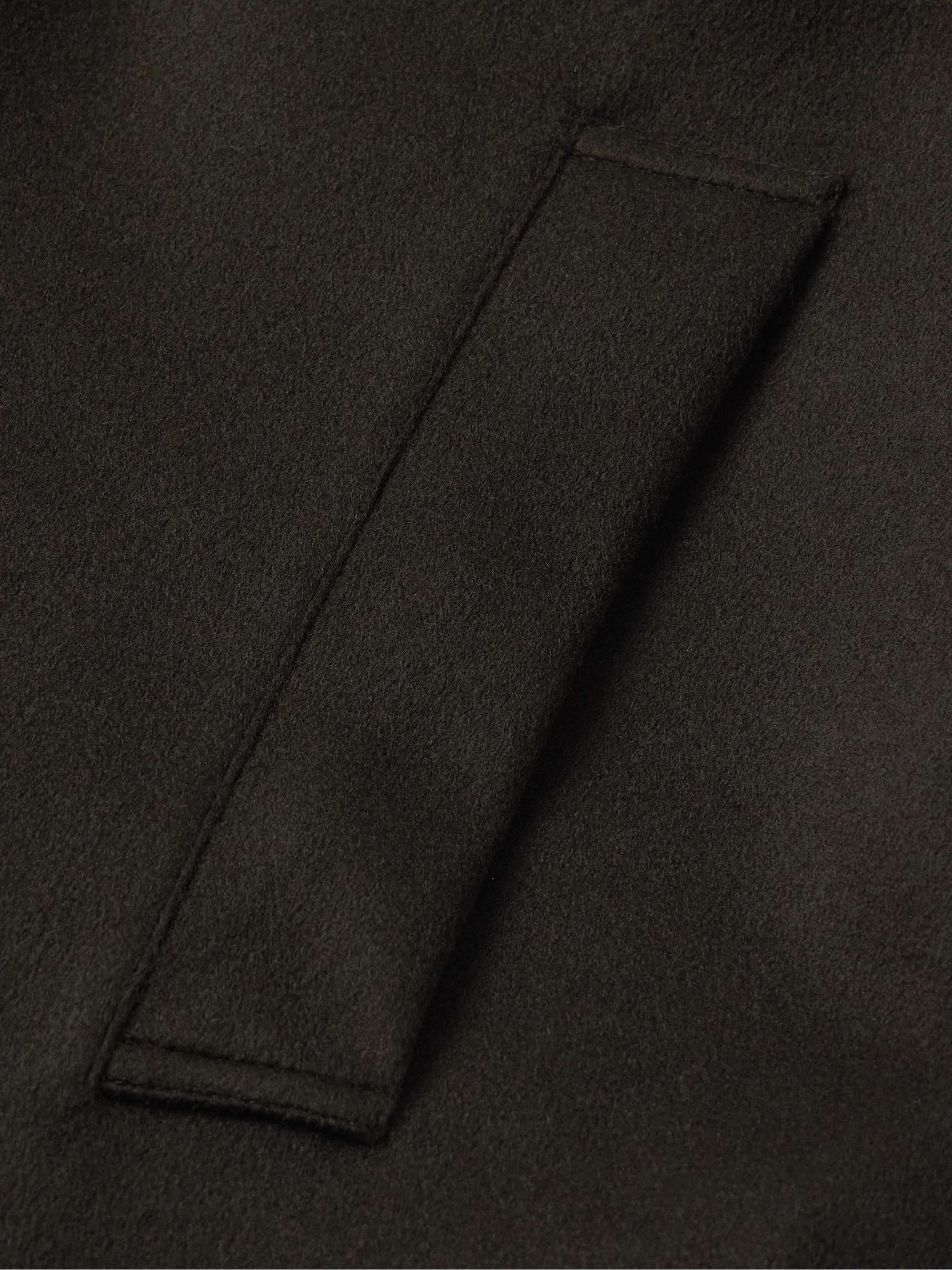 Belted Wool and Cashmere-Blend Felt Coat view