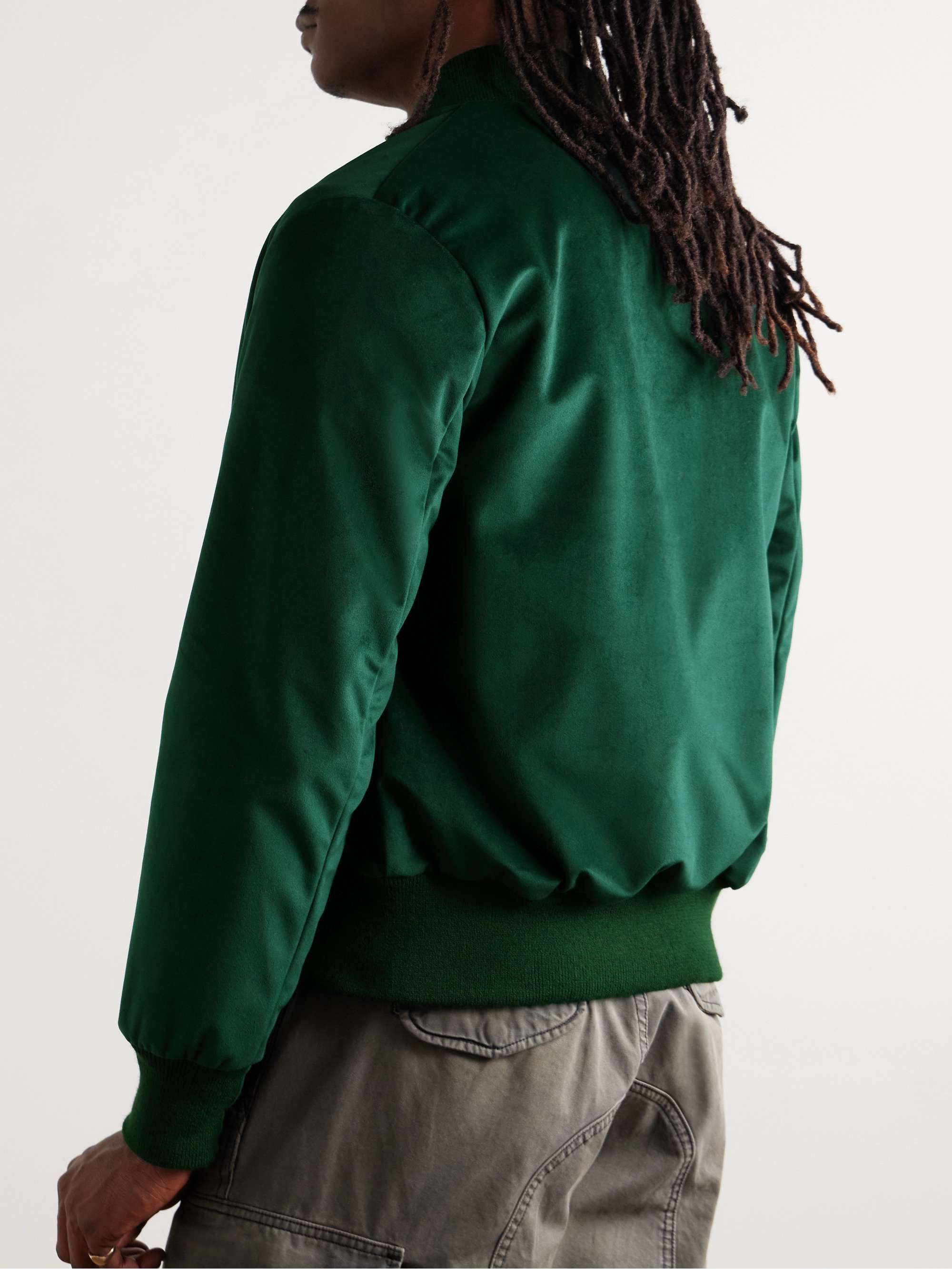 Sukajan Velvet Bomber Jacket view