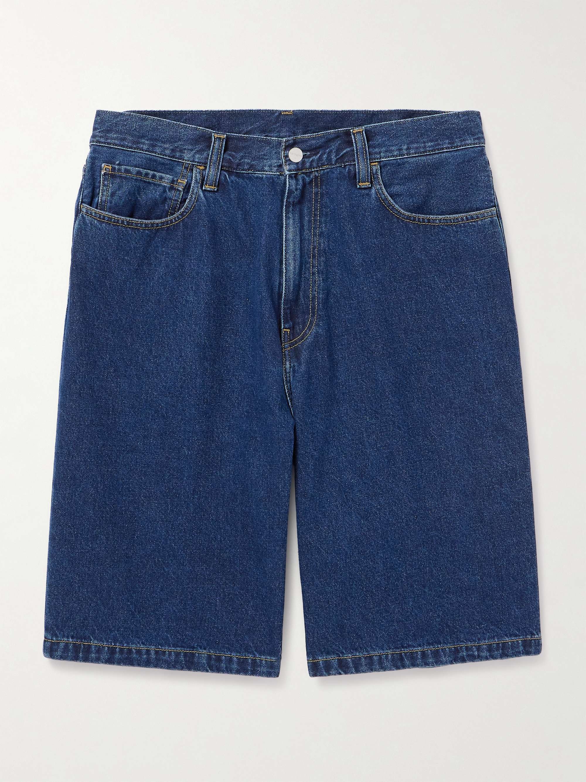 Landon Wide-Leg Denim Shorts view